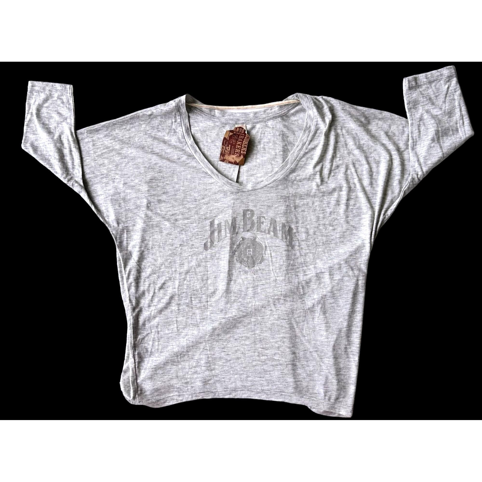 Other NWT Knob Hill Jim Beam Tee Top Medium Light Gray Whiskey Size M / US 6-8 / IT 42-44 - 3 Thumbnail