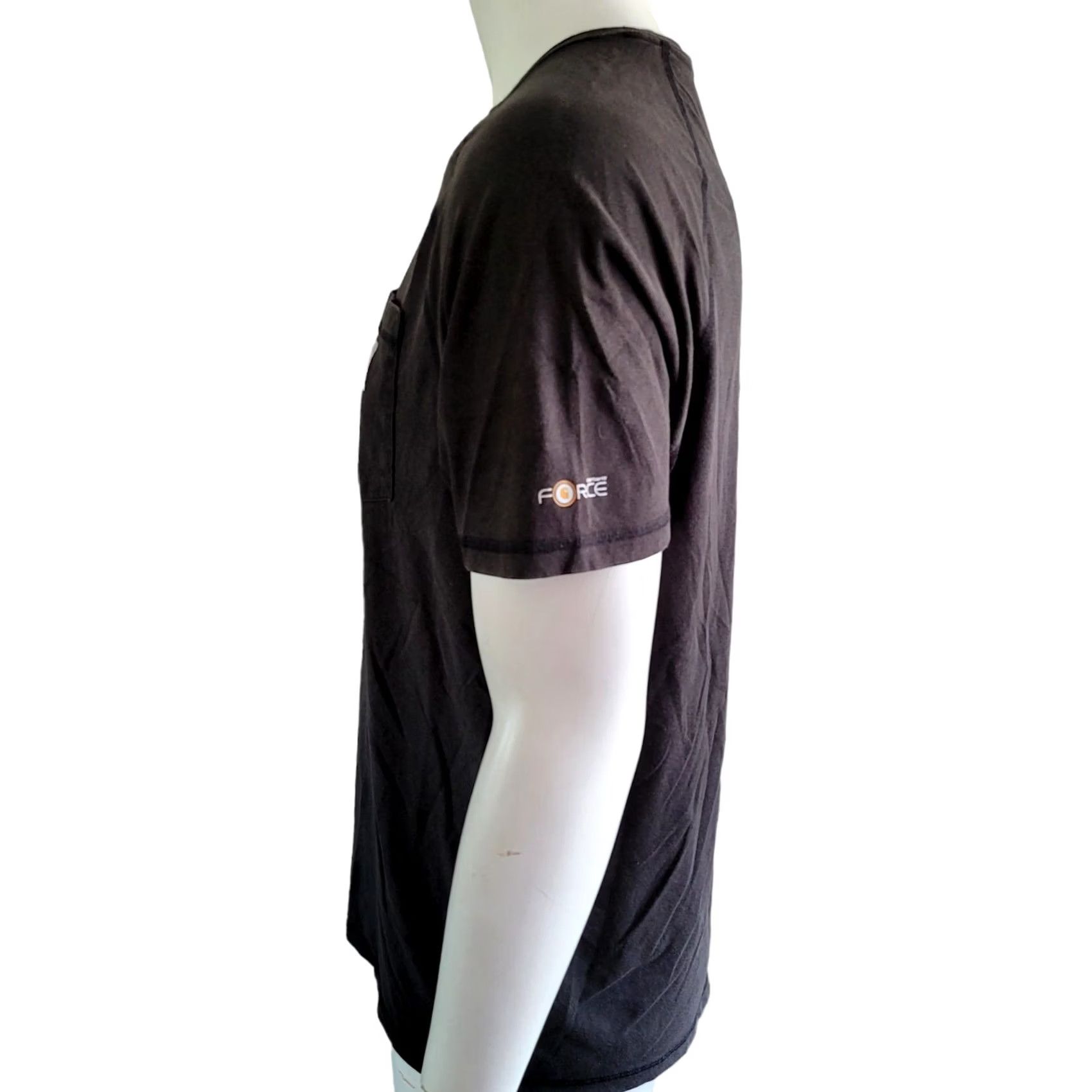Carhartt Carhartt Men's Charcoal Black Logo T-Shirt | Front Pocket Design | Large Size US L / EU 52-54 / 3 - 5 Thumbnail