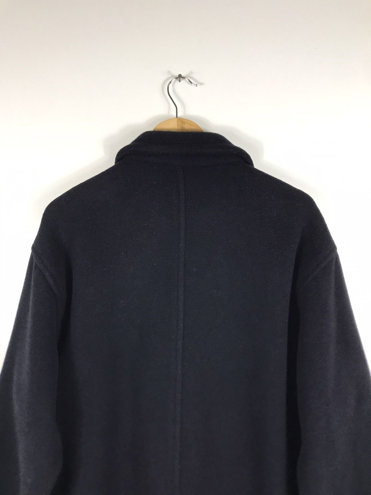 Japanese Brand × Vintage ⚡️Vintage ixi:z Fleece Double Breast Peacoat Jacket Size US L / EU 52-54 / 3 - 16 Thumbnail