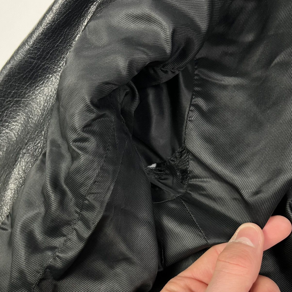 Balenciaga Balenciaga Vintage Leather Moto Jacket Luxury Black Size XS / US 0-2 / IT 36-38 - 13 Thumbnail