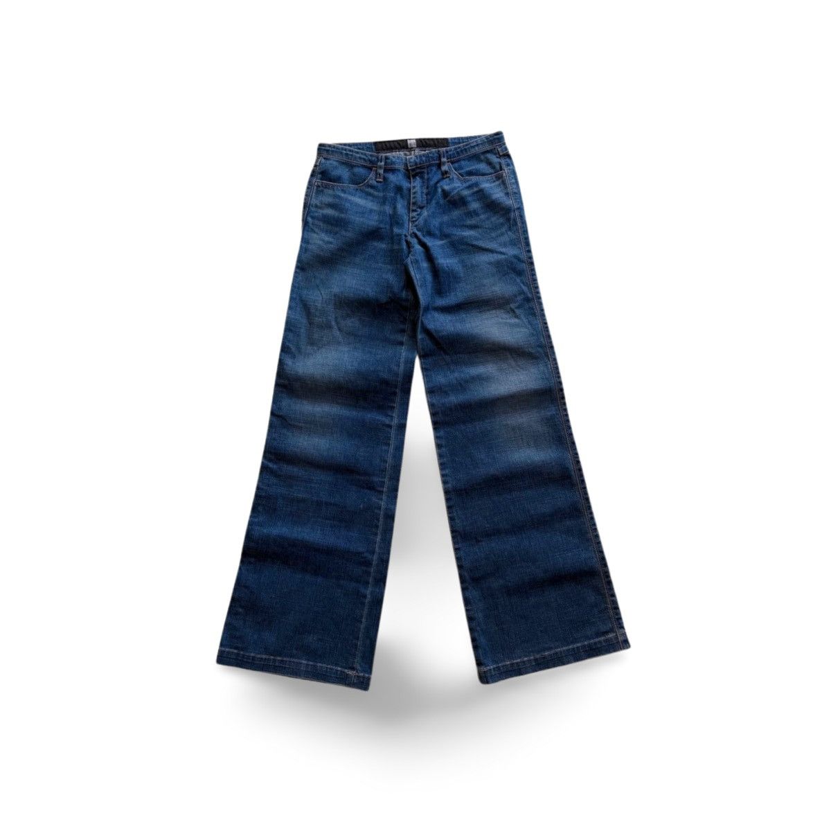 Marithe + Francois Girbaud Marithe Francois Girbaud Wide Leg Baggy Denim Pants Size 28" / US 6 / IT 42 - 2 Thumbnail