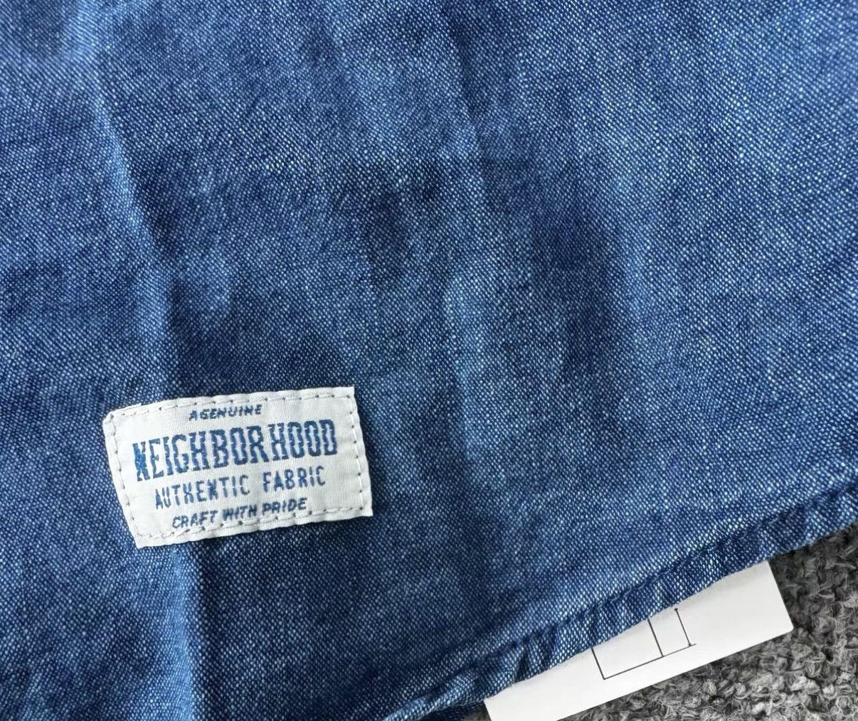 Neighborhood Neighborhood Indigo-Dyed Embroidered Shirt J16 Size US M / EU 48-50 / 2 - 3 Thumbnail