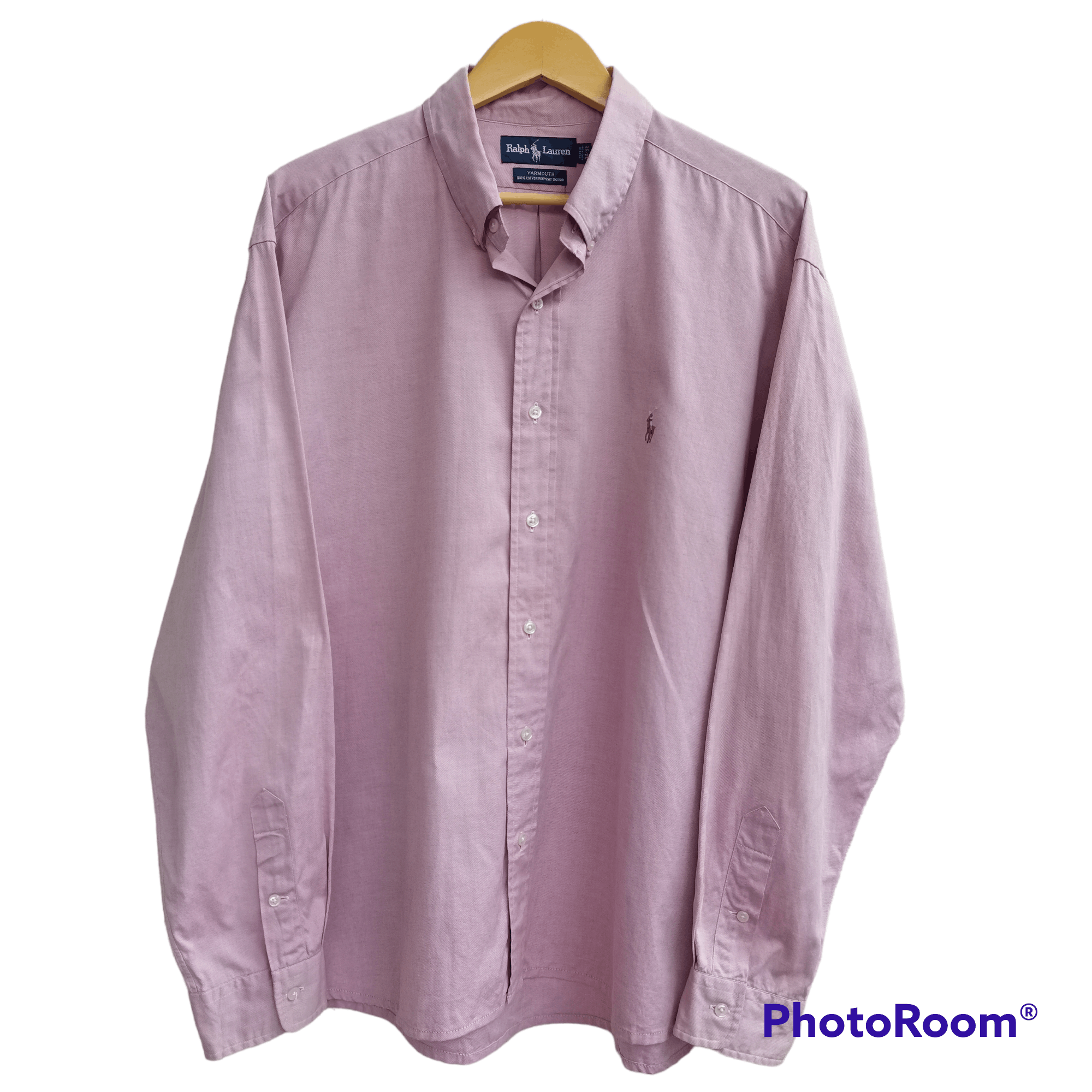 Ralph Lauren × Vintage Vintage Ralph Lauren Yarmouth Pink Shirt Size US XL / EU 56 / 4 - 1 Thumbnail