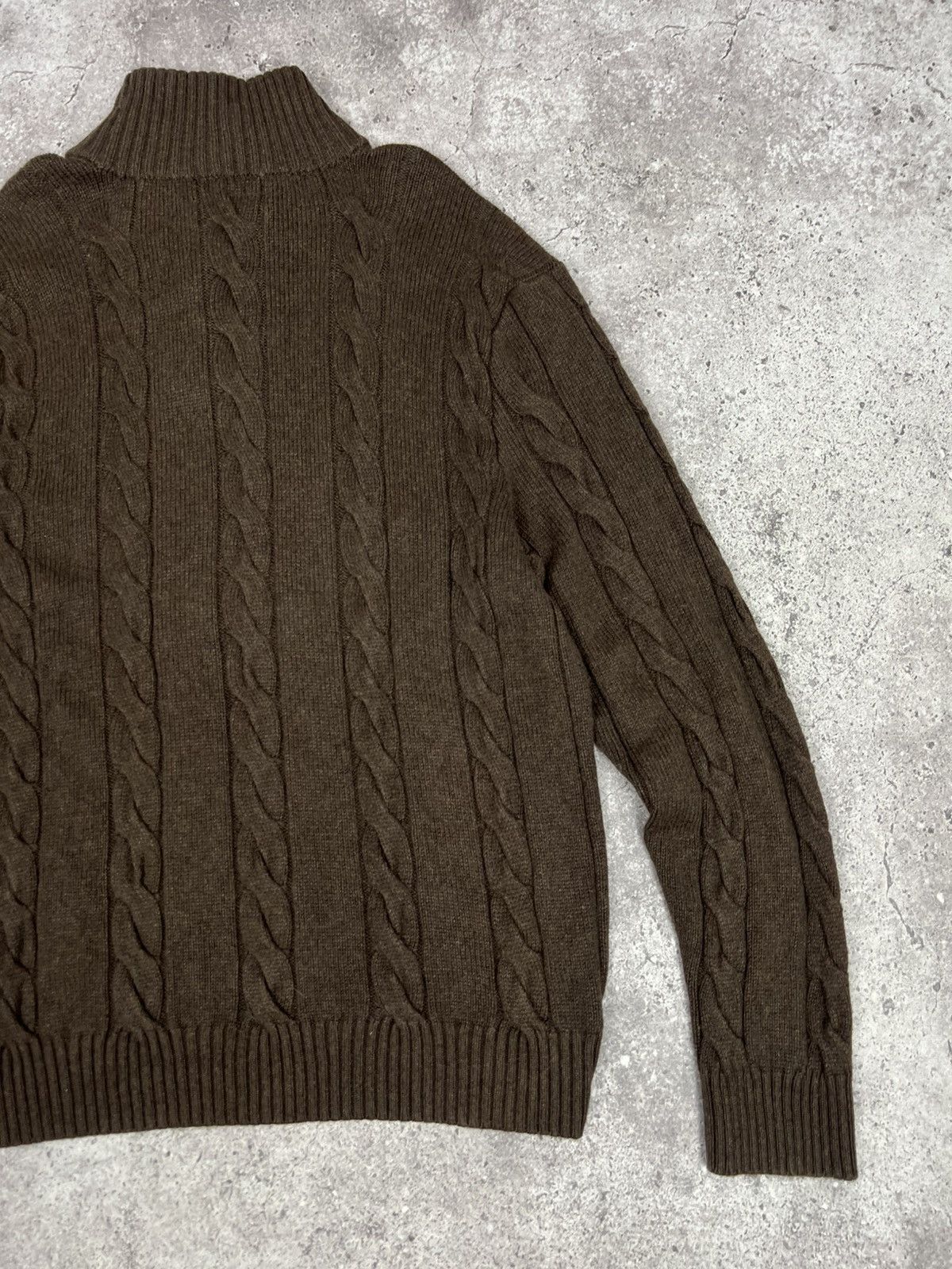Polo Ralph Lauren Vintage Polo Ralph Lauren Silk Cashmere Knit Sweater Brown Size US XXL / EU 58 / 5 - 15 Thumbnail