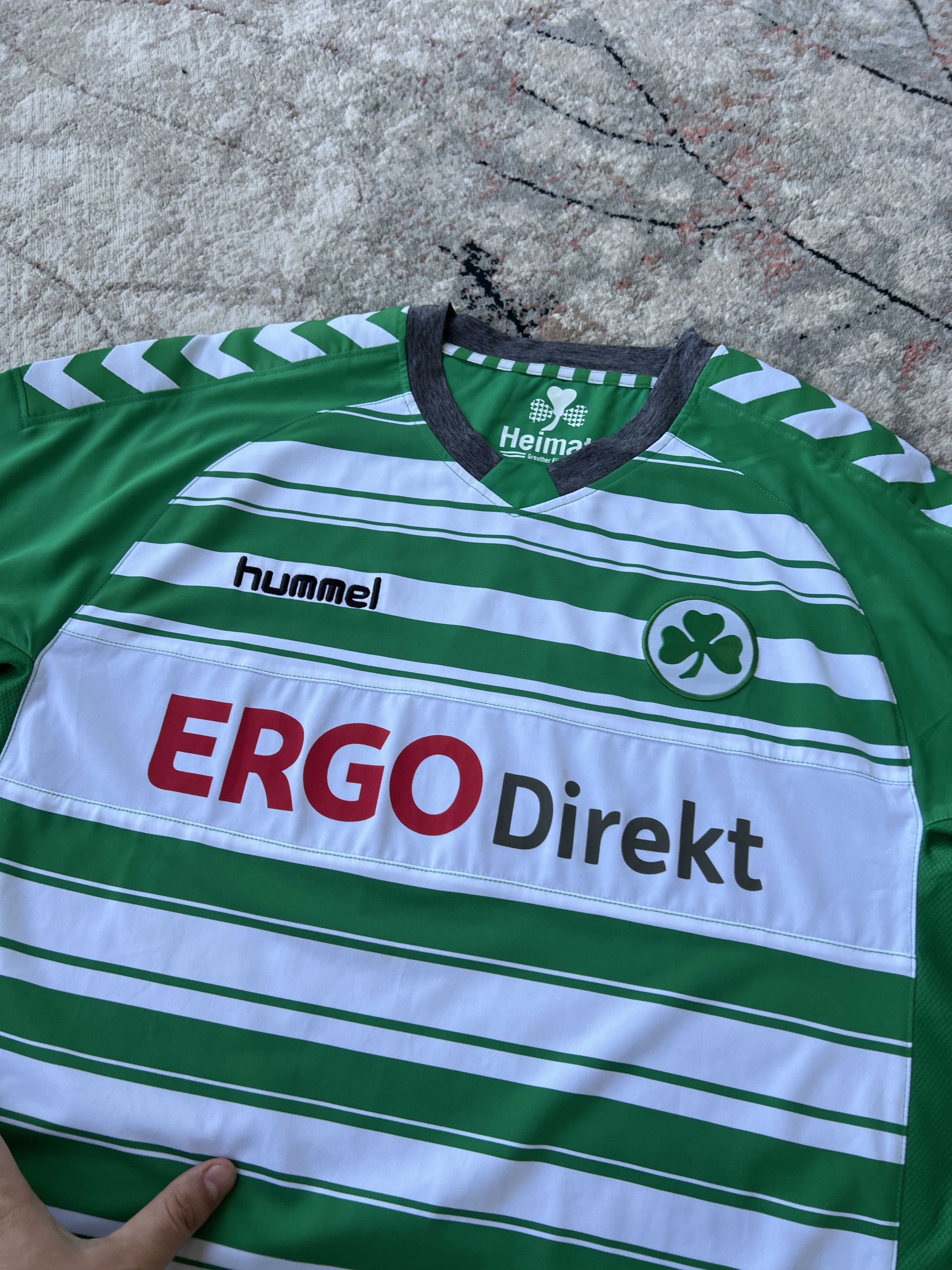 Hummel Greuther Furth Hummel Ergo Direkt Jersey Size US XL / EU 56 / 4 - 3 Thumbnail