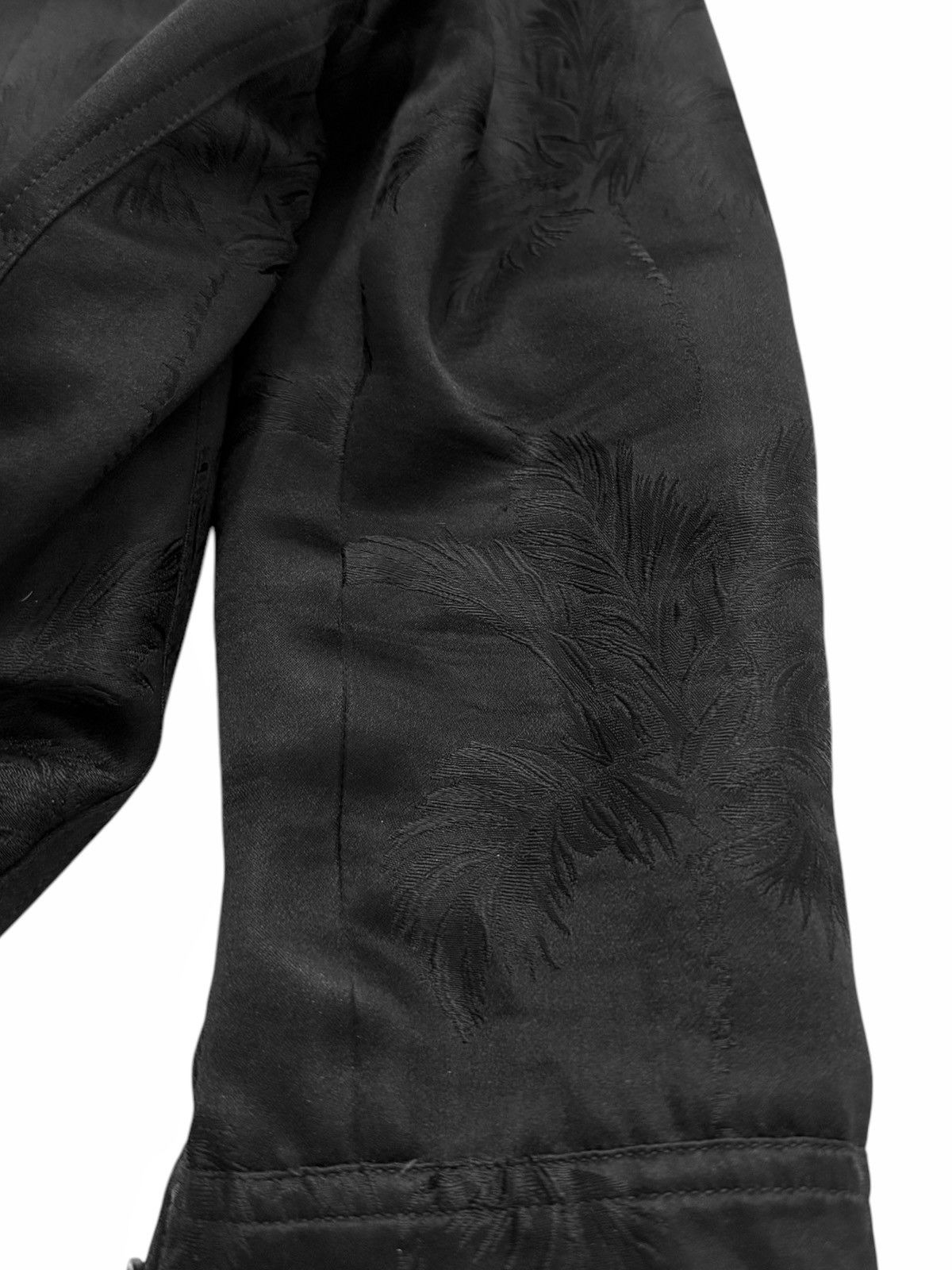 Saint Laurent Paris 2014 Palm Silk Teddy Zip Jacket Size US S / EU 44-46 / 1 - 5 Thumbnail
