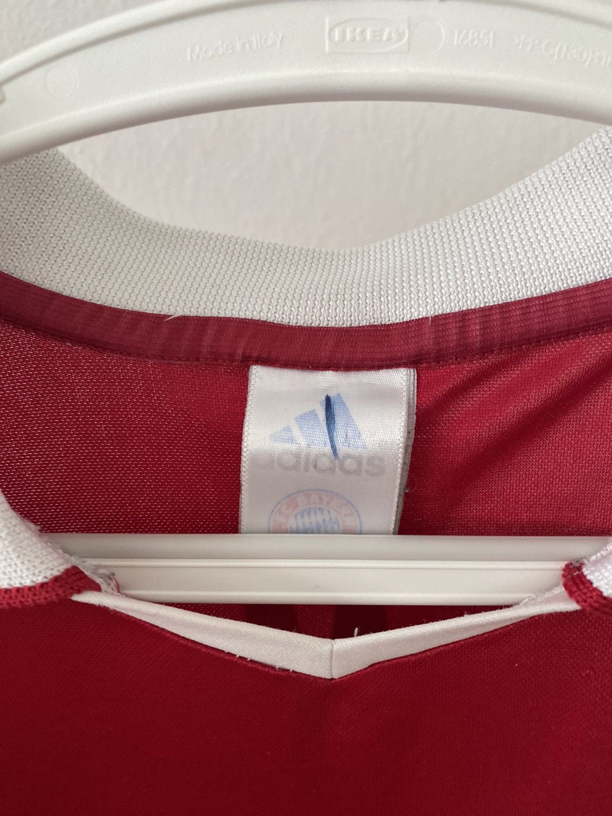 Adidas × Vintage JERSEY BAYER MUNICH 2003-2004 #13 [Ballack] VINTAGE RARE Size US M / EU 48-50 / 2 - 7 Thumbnail