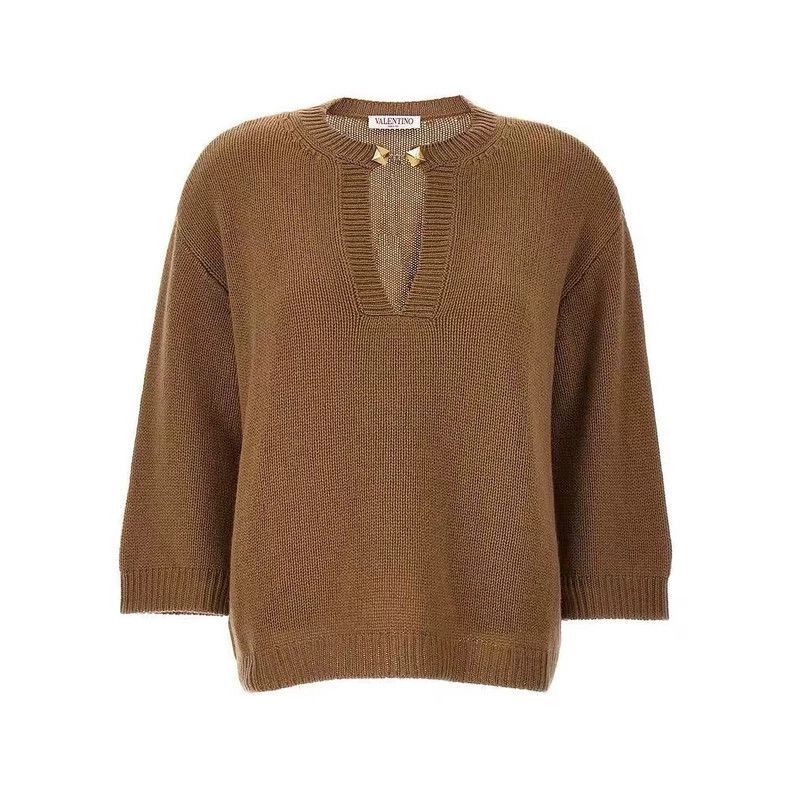 Valentino Valentino Women's Studded Long-Sleeve Sweater Size US S / EU 44-46 / 1 - 1 Thumbnail