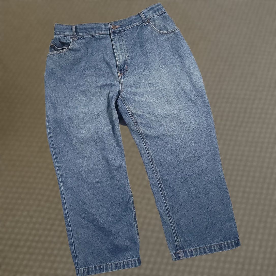 Vintage Vintage Duke Haband Crop Jeans Womens 32X24 Relaxed Fit Straight Leg Pockets Size 24" / US 00 / IT 34 - 1 Thumbnail