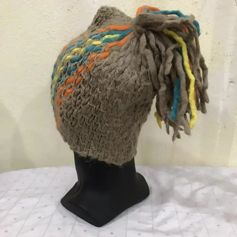 Japanese Brand Rare Design Knit Beanie Hat Size ONE SIZE - 4 Thumbnail