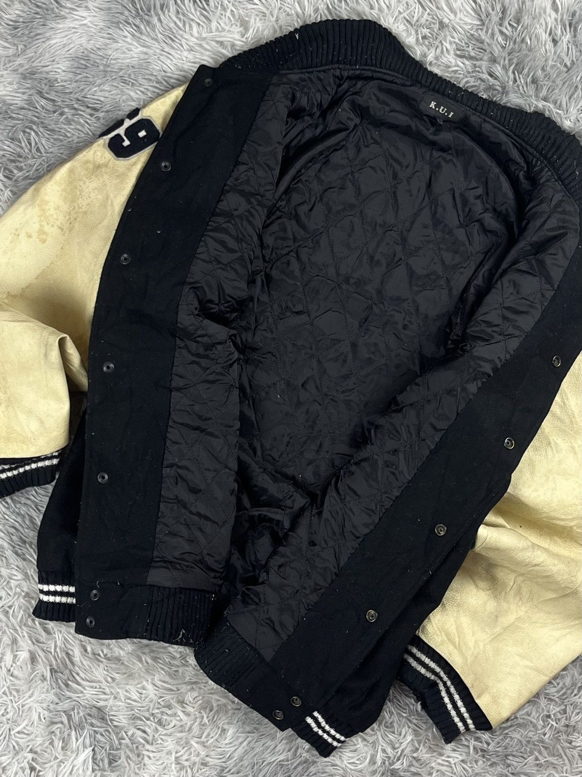 Japanese Brand K.U.I Stadium Jumper jacket Namber 69 Size US XL / EU 56 / 4 - 2 Thumbnail