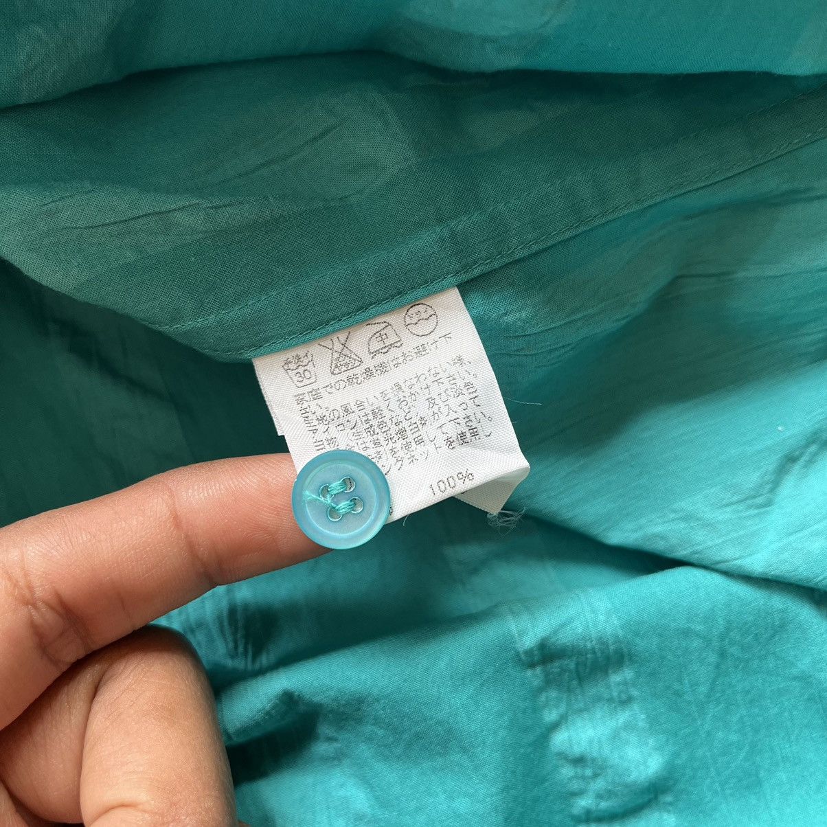 Issey Miyake × Japanese Brand Vintage Issey Miyake Button Up Shirt Long Sleeve Size US L / EU 52-54 / 3 - 6 Thumbnail
