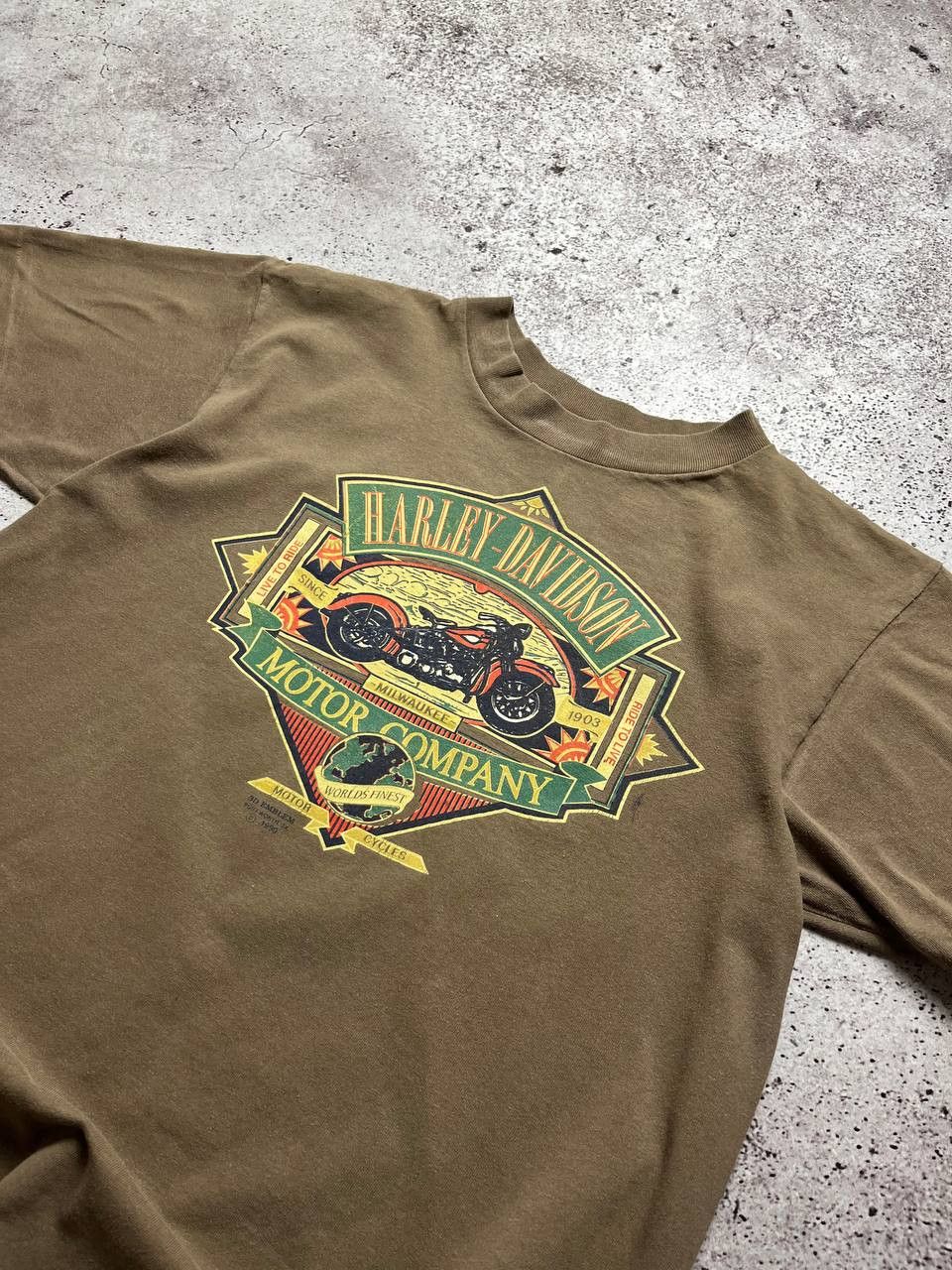 Harley Davidson 3D Emblem Harley-Davidson T-Shirt 1990 Size US L / EU 52-54 / 3 - 2 Thumbnail