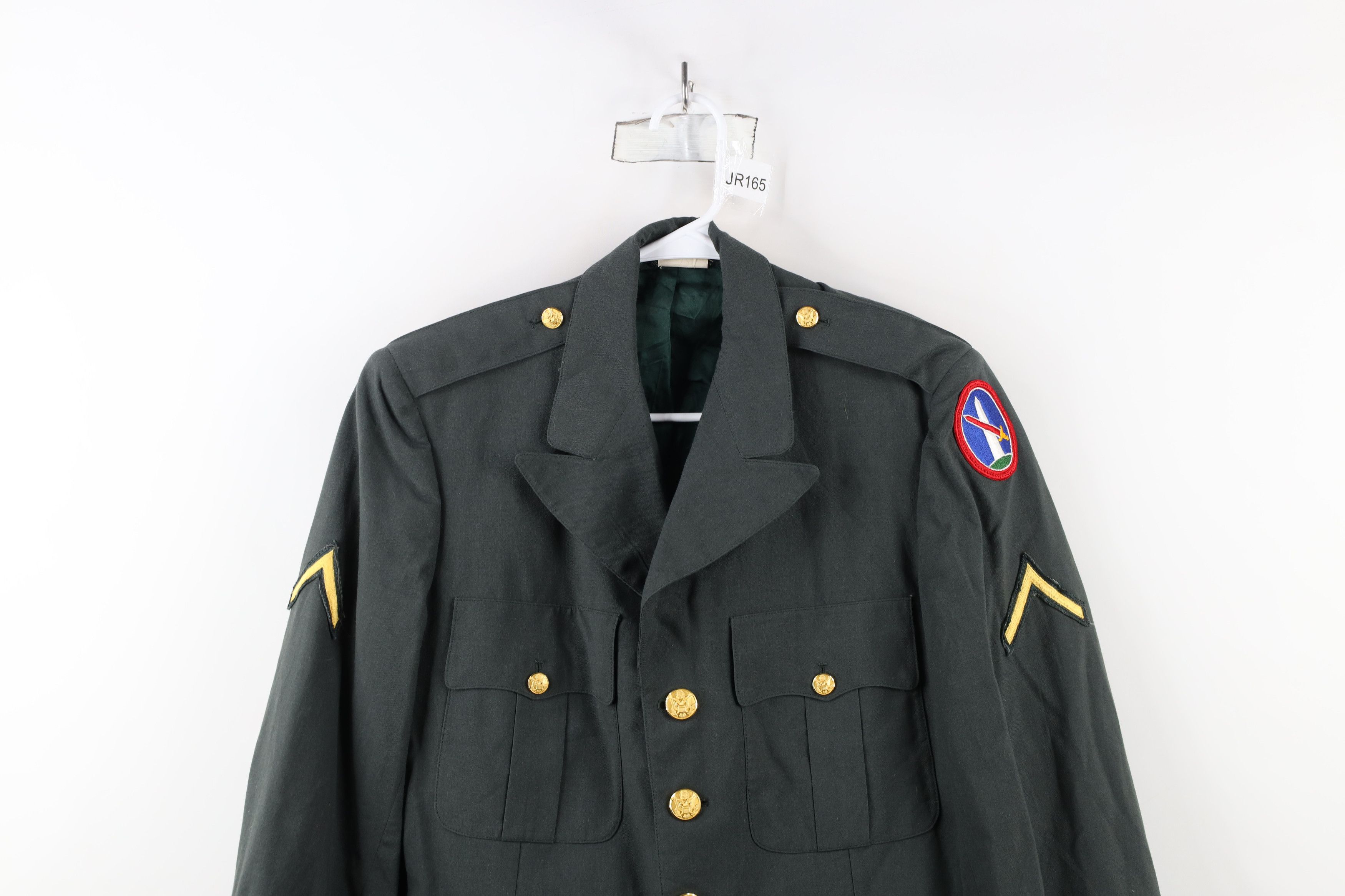 Vintage Vintage 60s Vietnam War AG-344 Class 3 Army Officer Jacket Size US XL / EU 56 / 4 - 2 Thumbnail