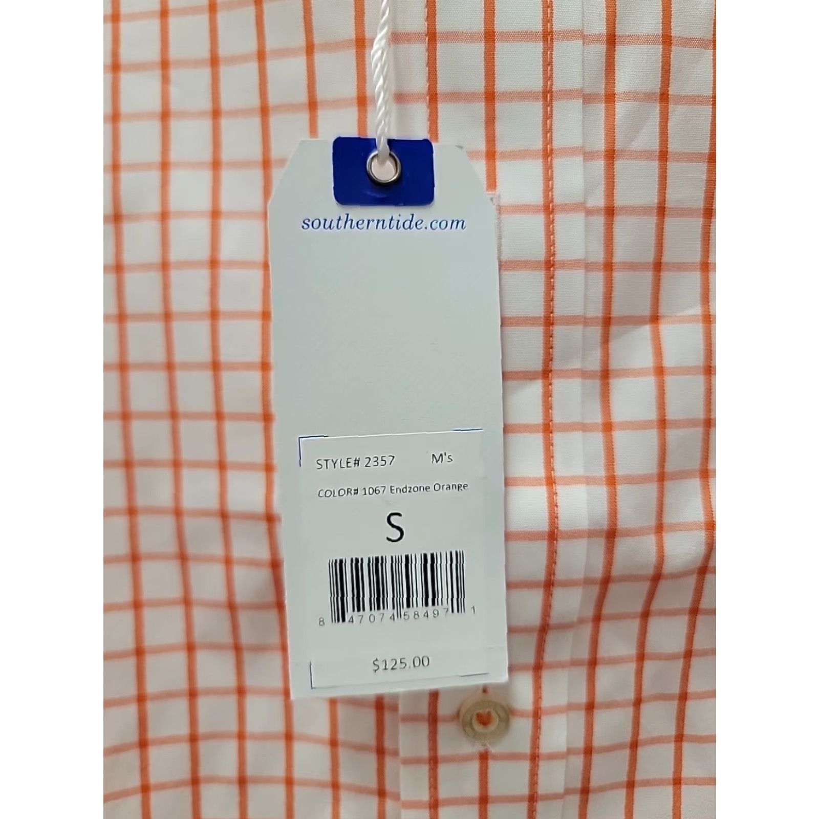 Southern Tide NWT Southern Tide Shirt Mens S Classic Fit Button Up Cotton Preppy Multicolor Check Long Sleeve Button-Up Theme Preppy Mens Size US S / EU 44-46 / 1 - 4 Thumbnail