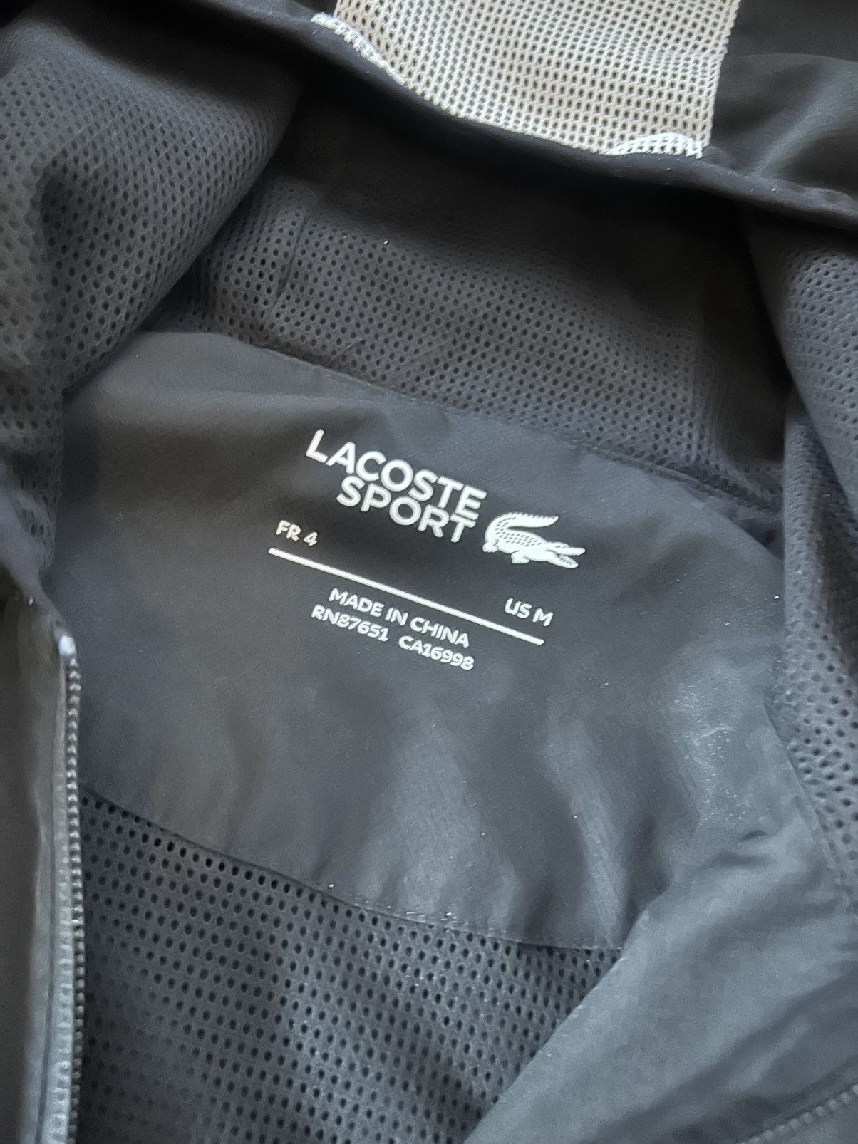 Lacoste Lacoste Sport Mesh Hoodie Colorblock Tracksuit - Size M Size US M / EU 48-50 / 2 - 3 Thumbnail