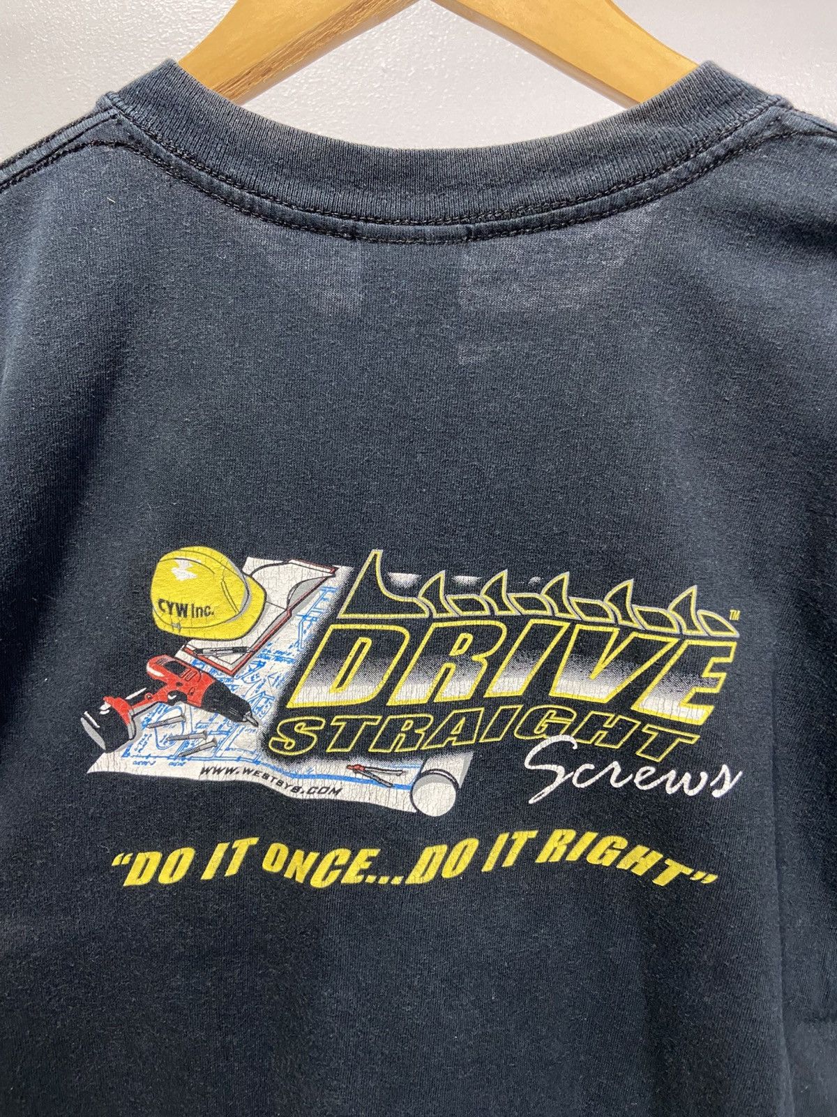 Gildan × Vintage Vintage Drive Straight T shirt Size US M / EU 48-50 / 2 - 3 Thumbnail