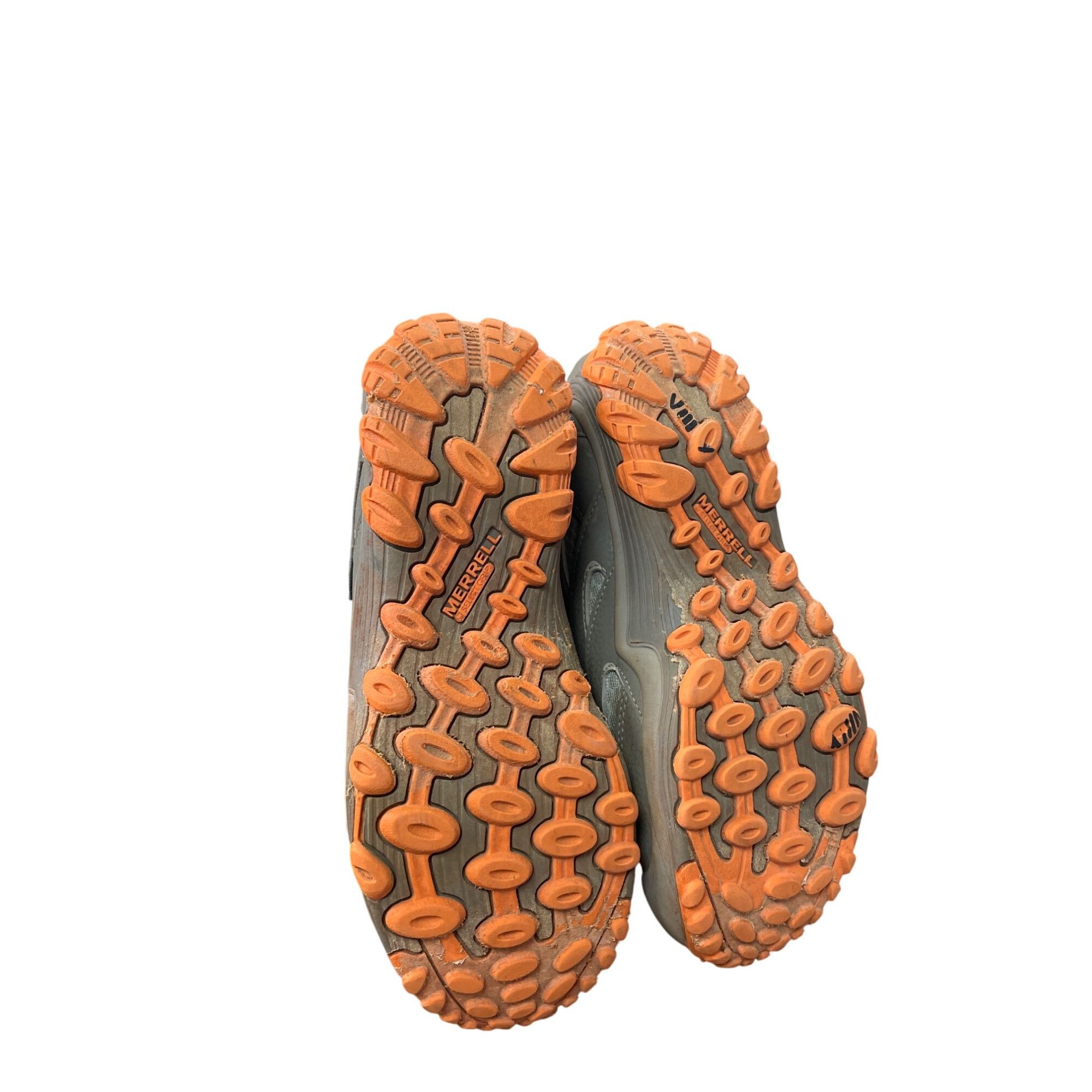 Merrell Merrell womans gray orange waterproof hiking hight top sneak Size US 5.5 / IT 35.5 - 7 Thumbnail