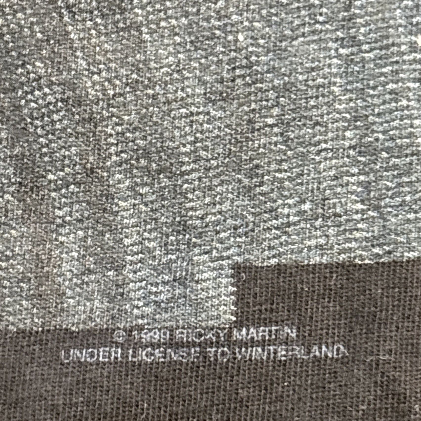 Vintage VINTAGE Ricky Martin T-Shirt Winterland 1999 Mens XL Black Cotton 90s Music Rap Crew Neck Short Sleeve US Size US XL / EU 56 / 4 - 4 Thumbnail