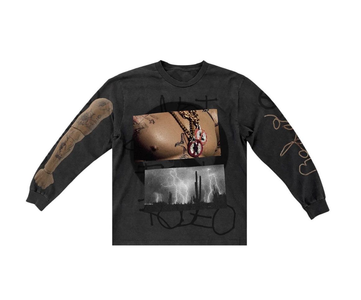 Travis Scott Travis Scott Rodeo 10 Years Desert longsleeve Size US XXL / EU 58 / 5 - 4 Thumbnail