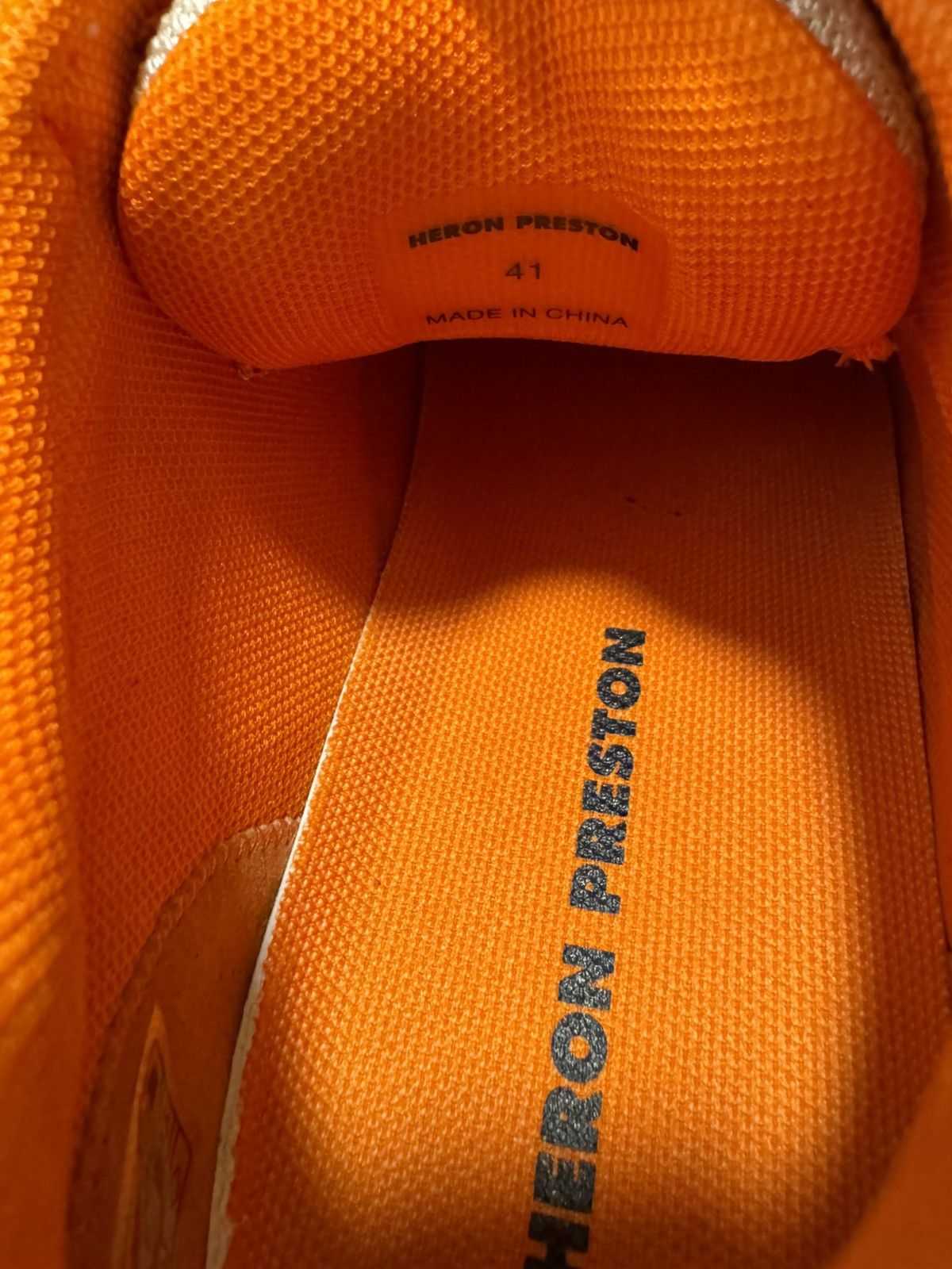 Heron Preston Heron Preston Low Key Logo Low-Top Leather Sneakers Size 41 Size US 8 / EU 41 - 6 Thumbnail