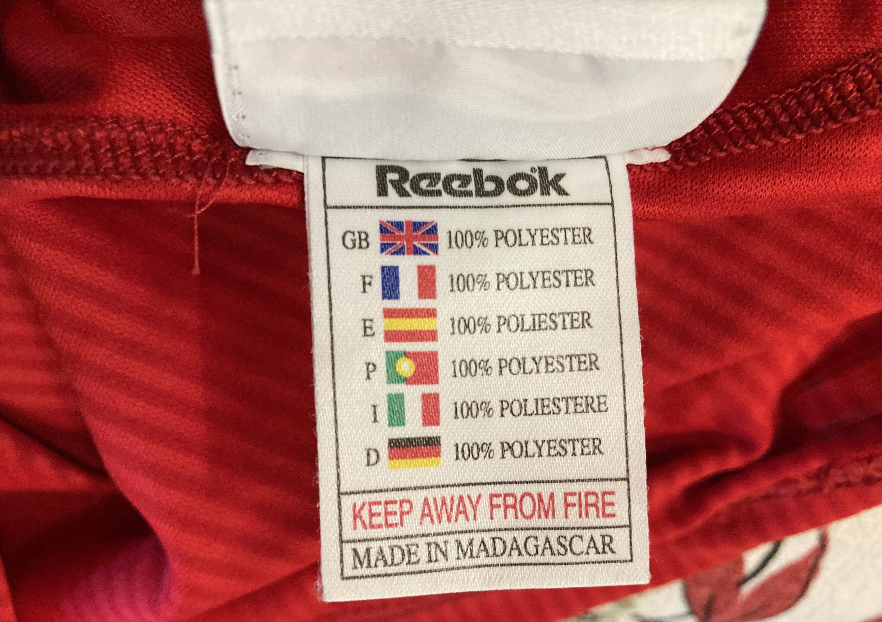 Reebok × Vintage Liverpool Football Jersey Maillot Home Vintage Shirt Reebok Size US XL / EU 56 / 4 - 9 Thumbnail
