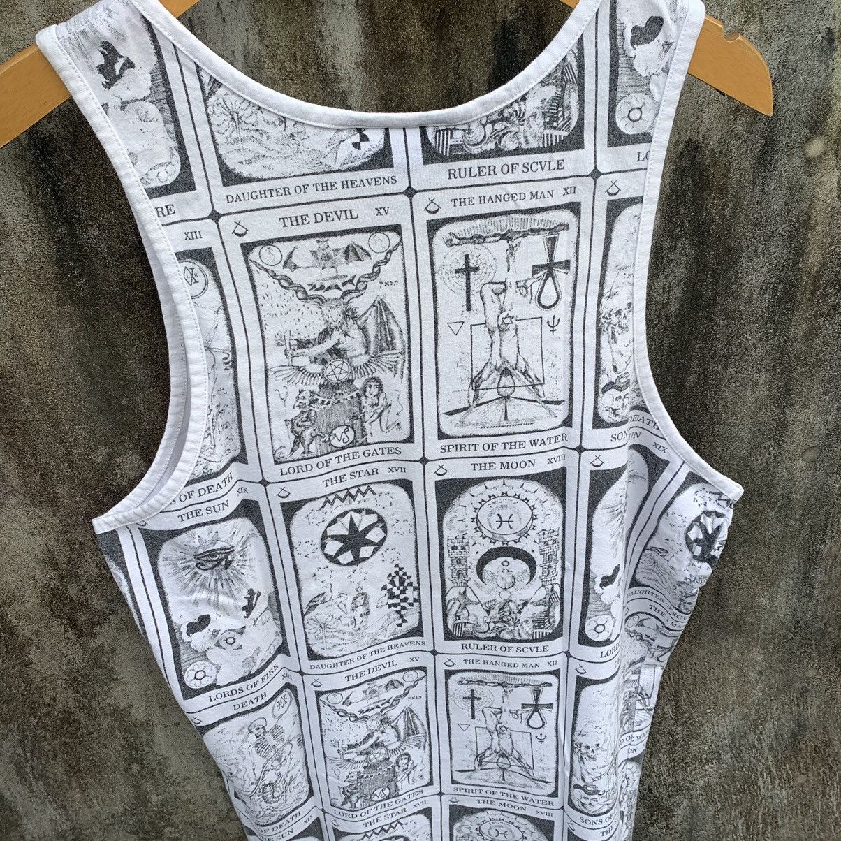 Japanese Brand VINTAGE Y2K TAROT CARD PRINT TANK TOP IFSIXWASNINE LGB STYLE Size US M / EU 48-50 / 2 - 7 Thumbnail