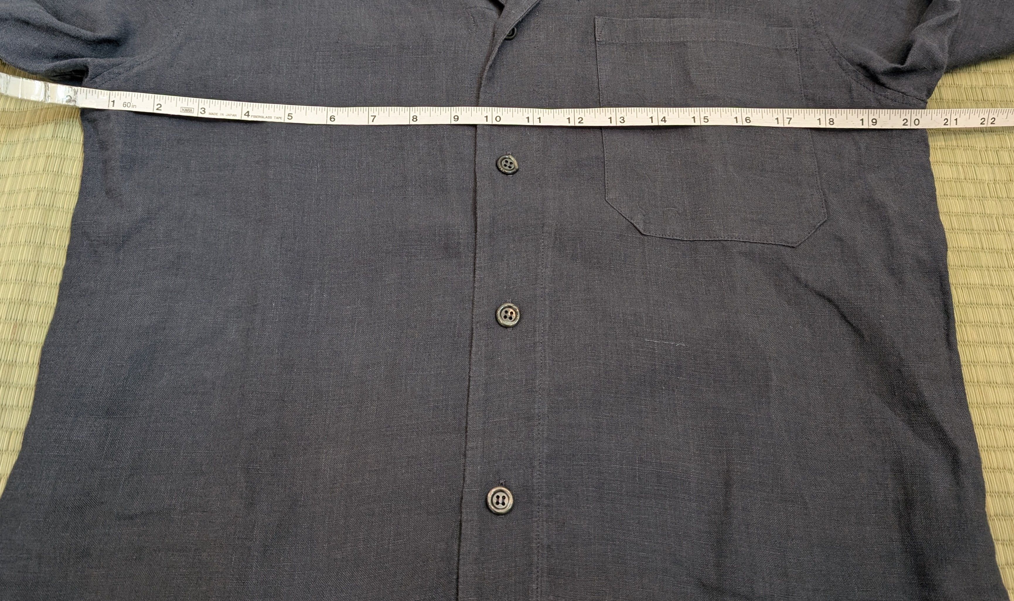 agnes b. Agnes B. 100% Linen Magnum Shirt Made in Lithuania Size US S / EU 44-46 / 1 - 5 Thumbnail