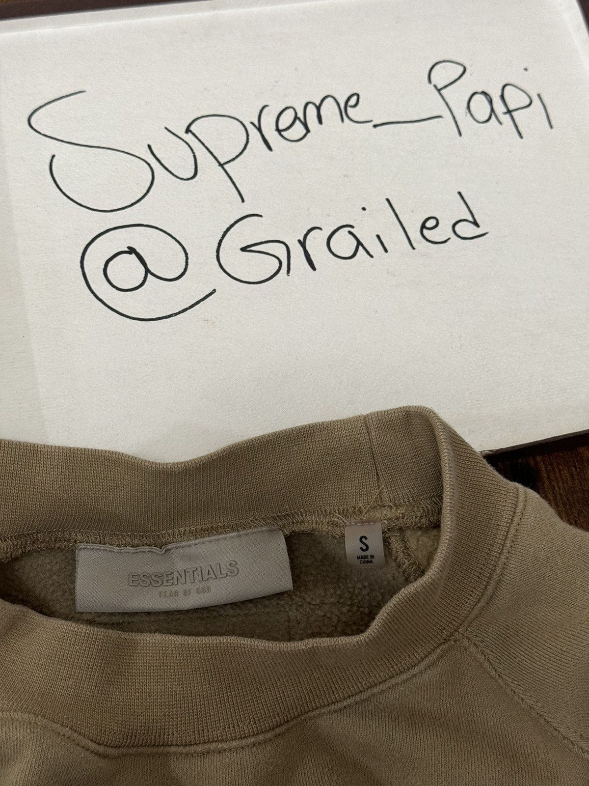 Fear of God Fear of God Essentials Crewneck Oak SZ Small 💥 Size US S / EU 44-46 / 1 - 10 Thumbnail