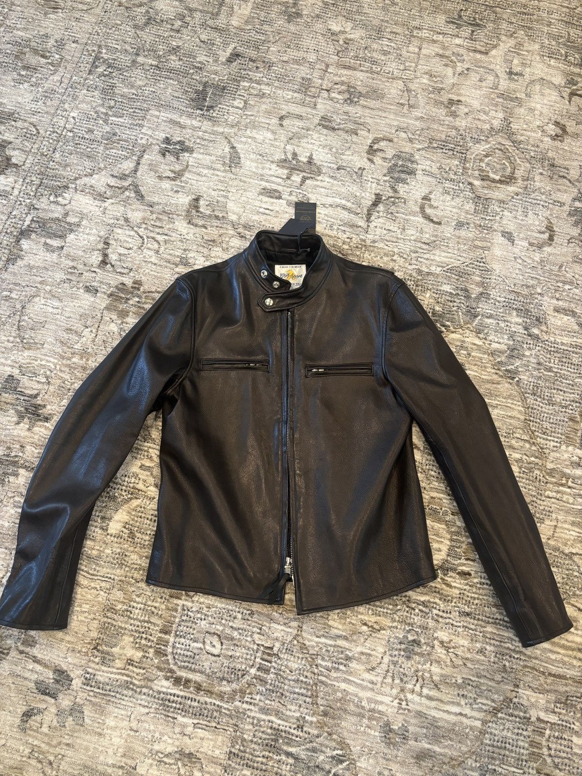 Golden Bear Golden Bear For Club Monaco Leather Jacket Size US M / EU 48-50 / 2 - 1 Thumbnail