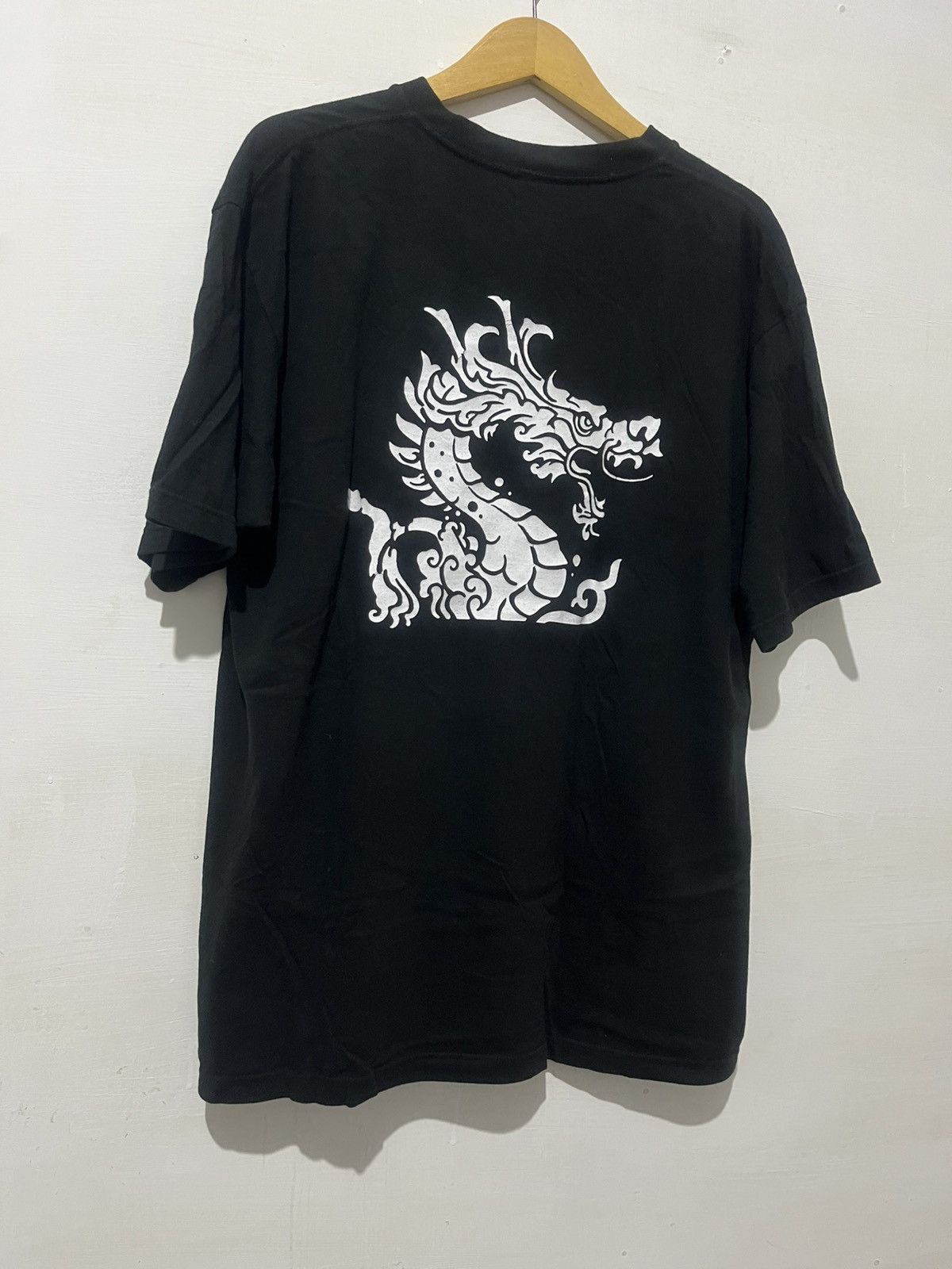Japanese Brand Printstar Tokyo Sky People Big Logo Dragon Black T-Shirt Size US XXL / EU 58 / 5 - 3 Thumbnail