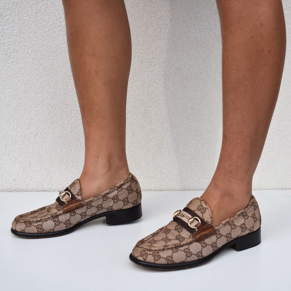 Gucci Vintage Beige Gucci Horsebit Loafers (US 5) Size US 5 / IT 35 - 3 Thumbnail
