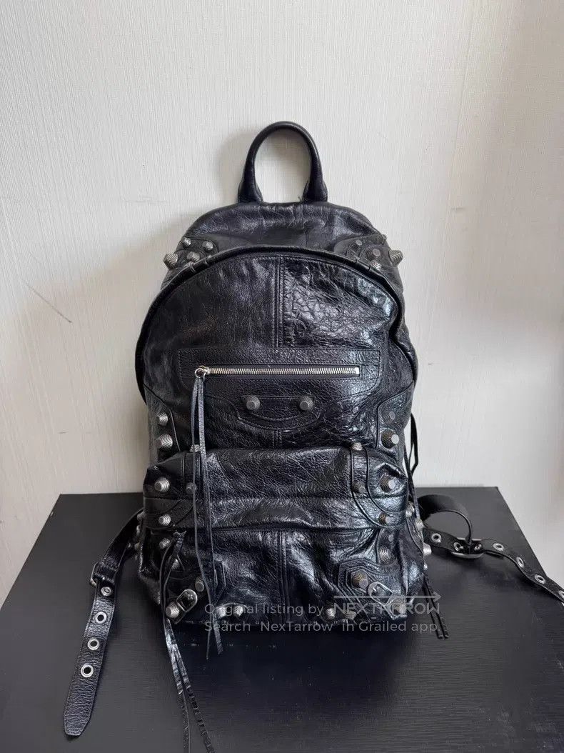 Balenciaga Balenciaga LE CAGOLE studded backpack| Size ONE SIZE - 1 Thumbnail