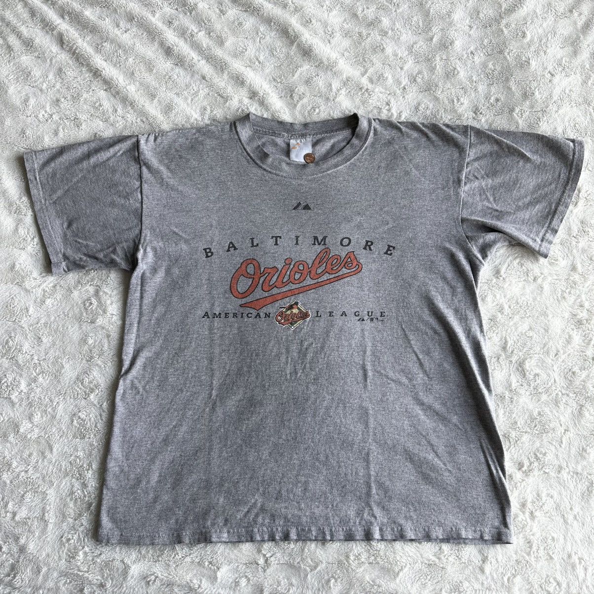 Majestic Vintage Baltimore Orioles Shirt Tee Mens Large Gray Majestic Size US L / EU 52-54 / 3 - 2 Thumbnail