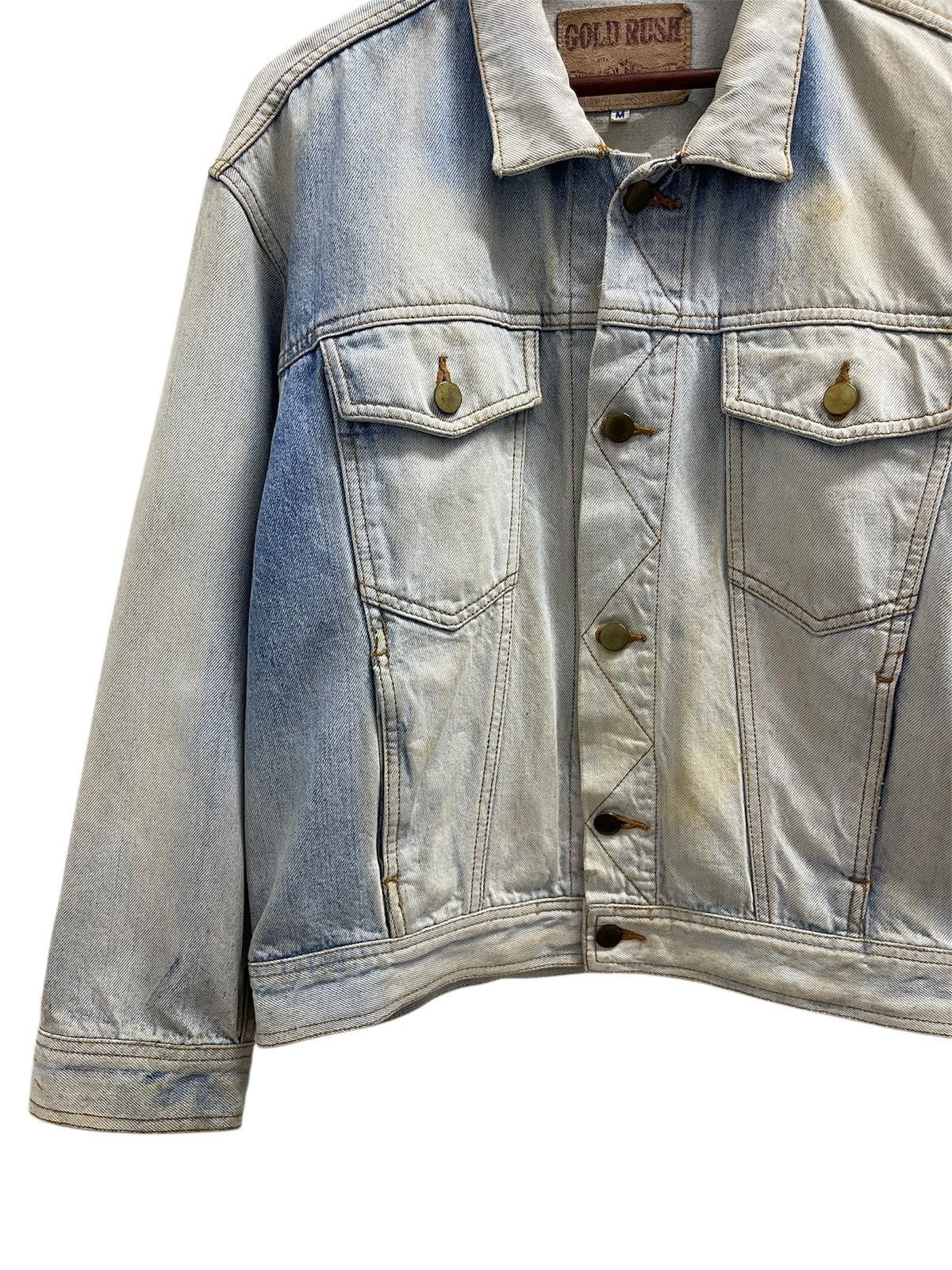Edwin Vintage Gold Rush X Edwin Sunfaded Trucker Jacket Size US M / EU 48-50 / 2 - 3 Thumbnail