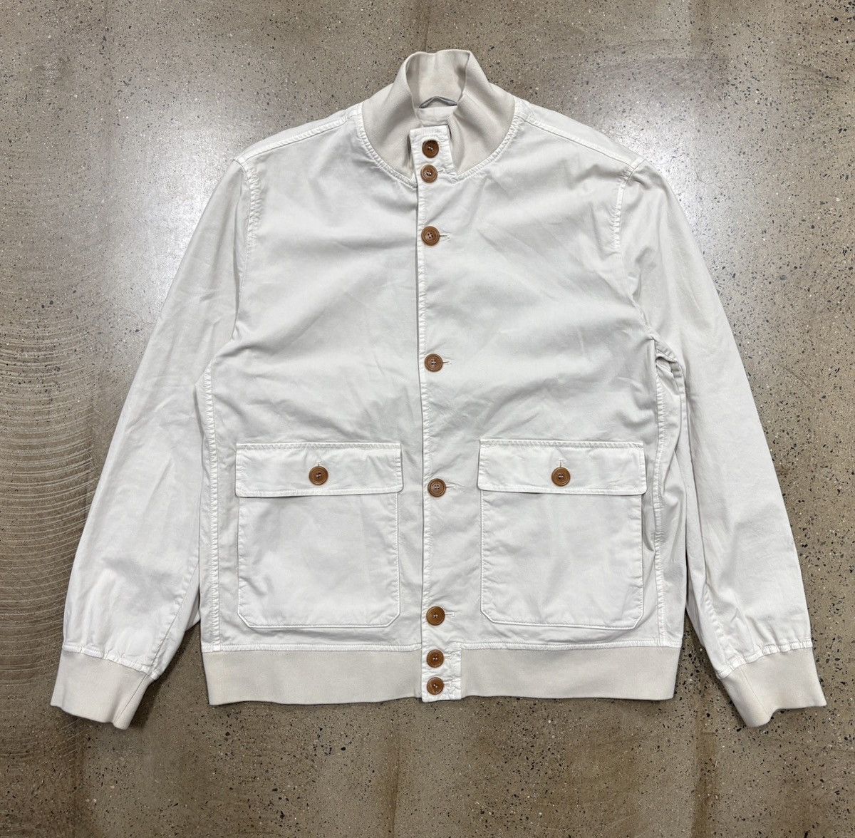 Brunello Cucinelli BRUNELLO CUCINELLI Cargo Pocket Bomber Jacket Size US L / EU 52-54 / 3 - 2 Thumbnail