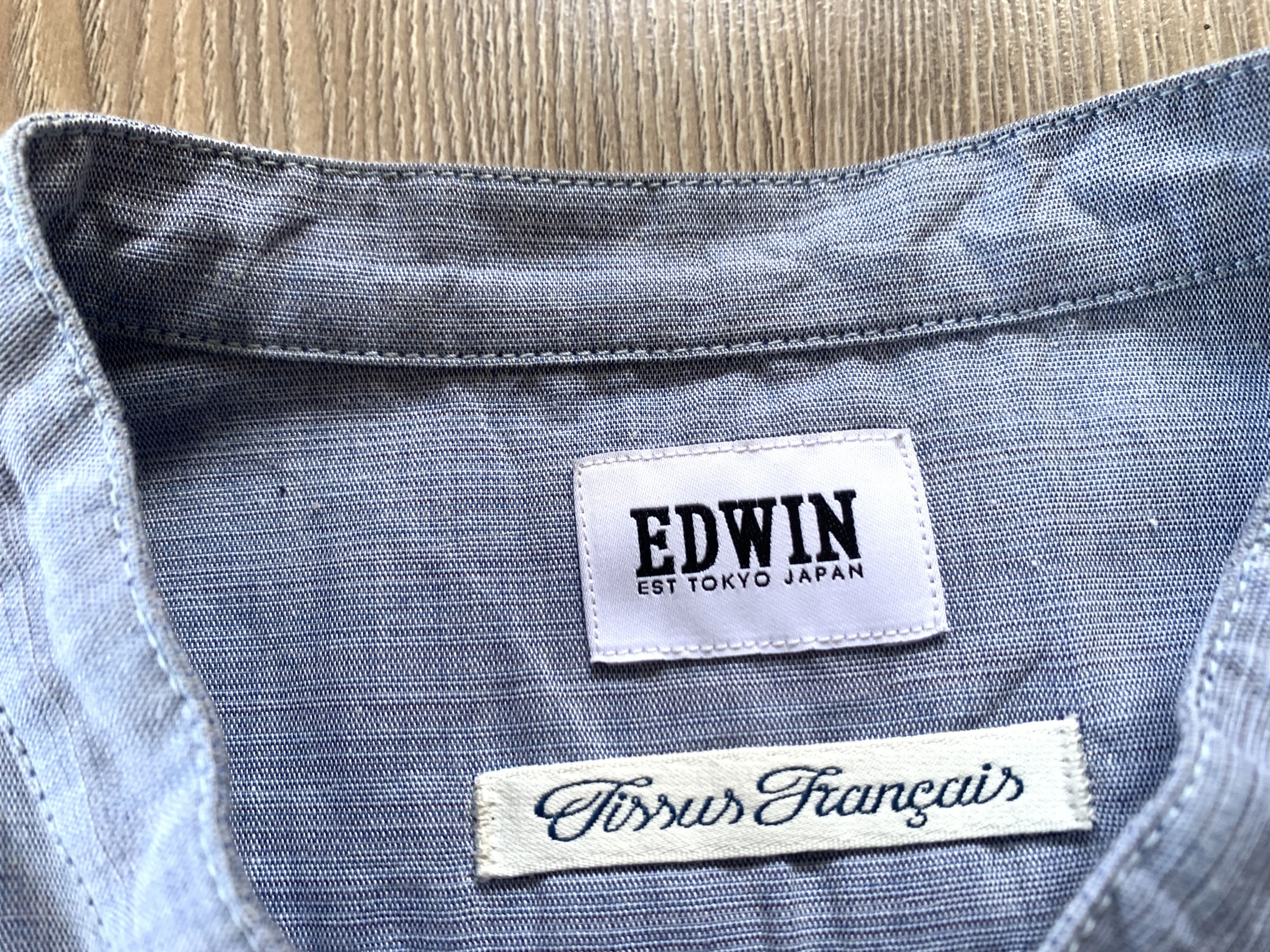 Edwin Edwin Newman Light Blue Long Sleeve Shirt Size US M / EU 48-50 / 2 - 5 Thumbnail