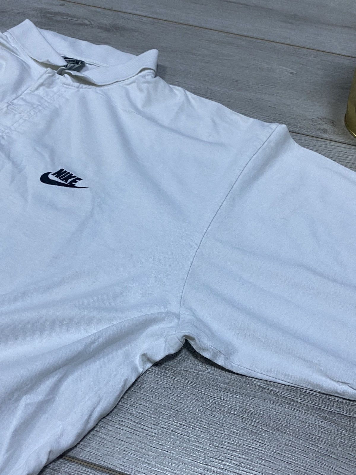 Vintage Nike Challenge Court 1990 vintage over print polo shirt Size US XL / EU 56 / 4 - 7 Thumbnail