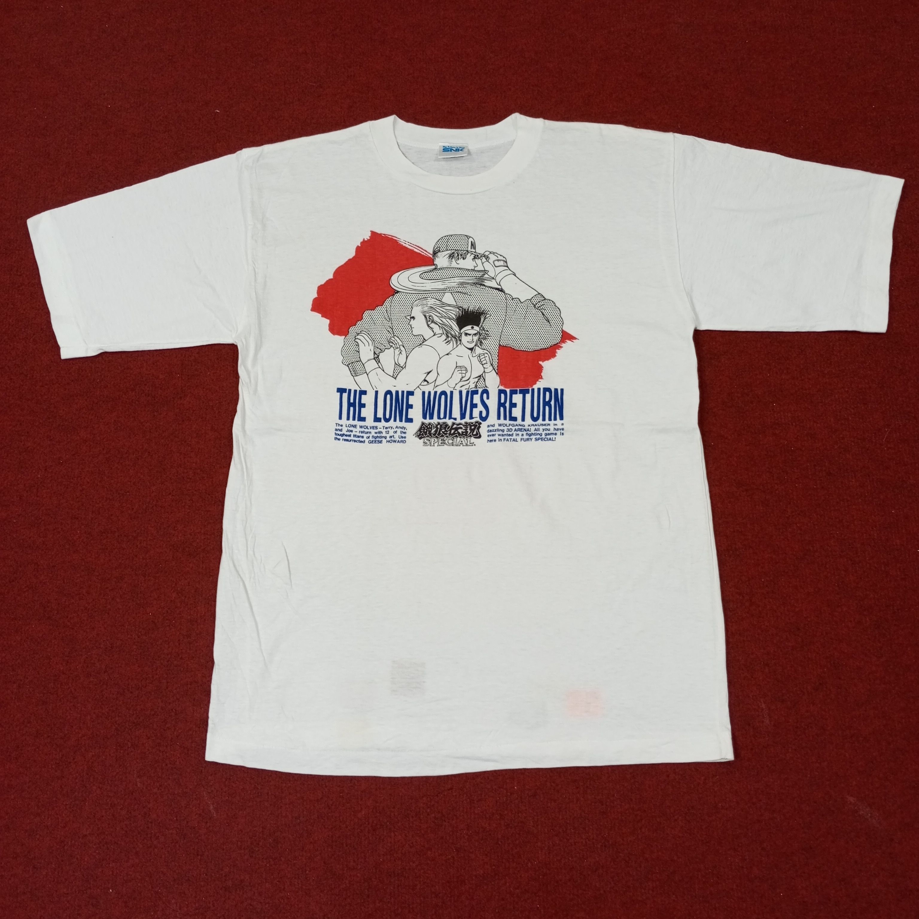 Vintage Fatal Fury Special King Of Fighter Style Games Tee c249n21 Size US M / EU 48-50 / 2 - 1 Thumbnail