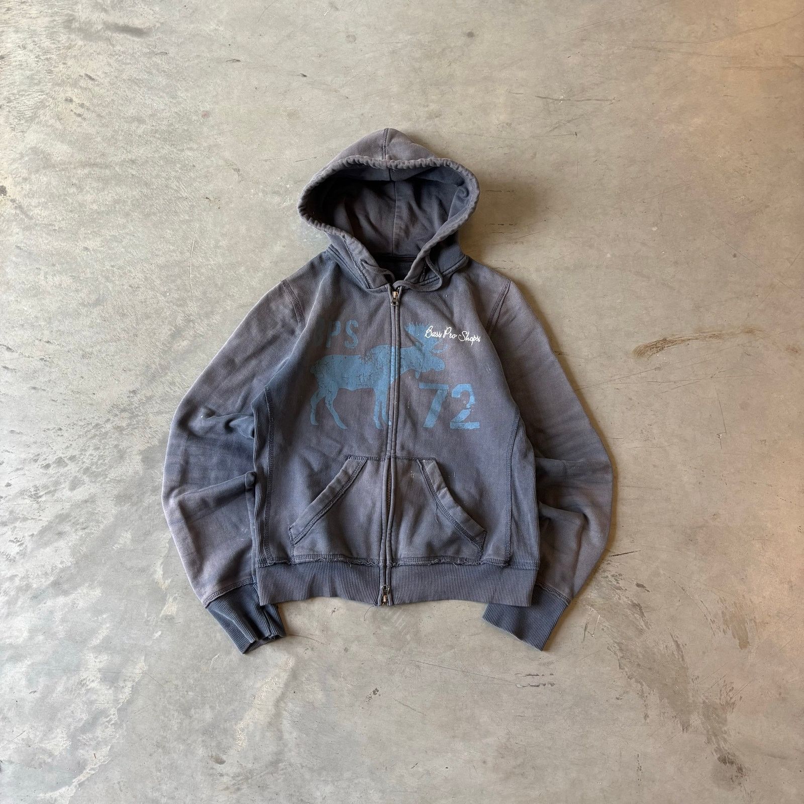 Bass Pro Shops y2k faded bass pro shops zip up jacket Size US M / EU 48-50 / 2 - 1 Thumbnail