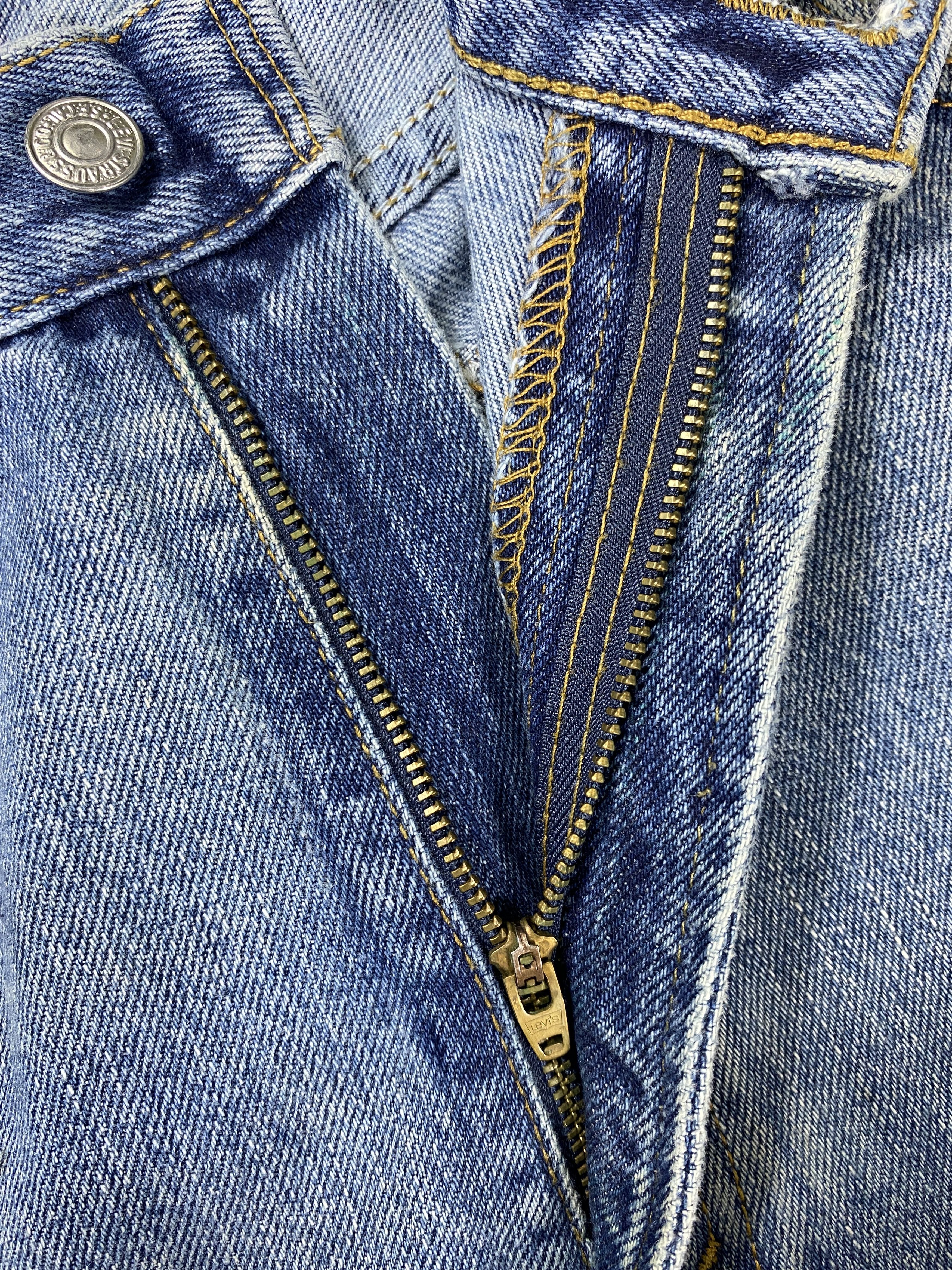 Levi's Dirty Blue Vintage Levi's 505 Jeans 38x28.5 Denim -JN2180 Size US 38 / EU 54 - 6 Thumbnail