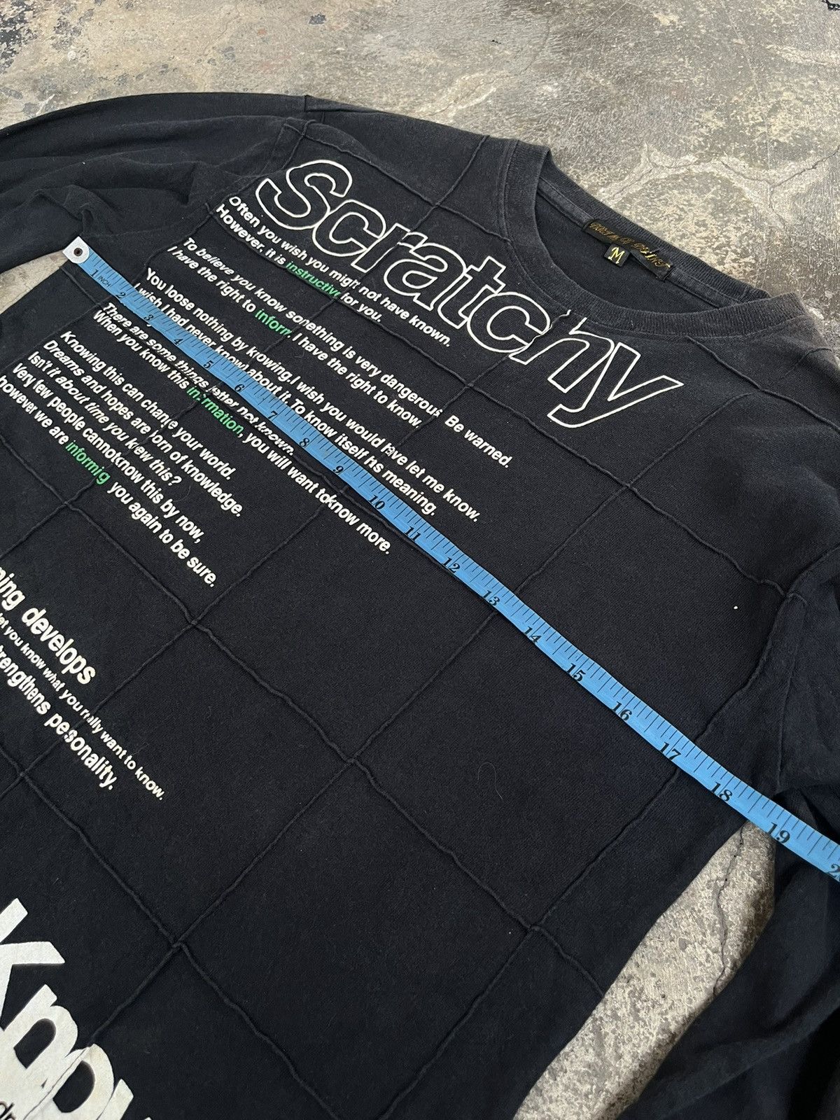 14th Addiction × KMRii × Yasuyuki Ishii JAPANESE POEM SCRATCHY BOX CUT LONG SLEEVE GOTHIC PUNK STYLE Size US M / EU 48-50 / 2 - 8 Thumbnail