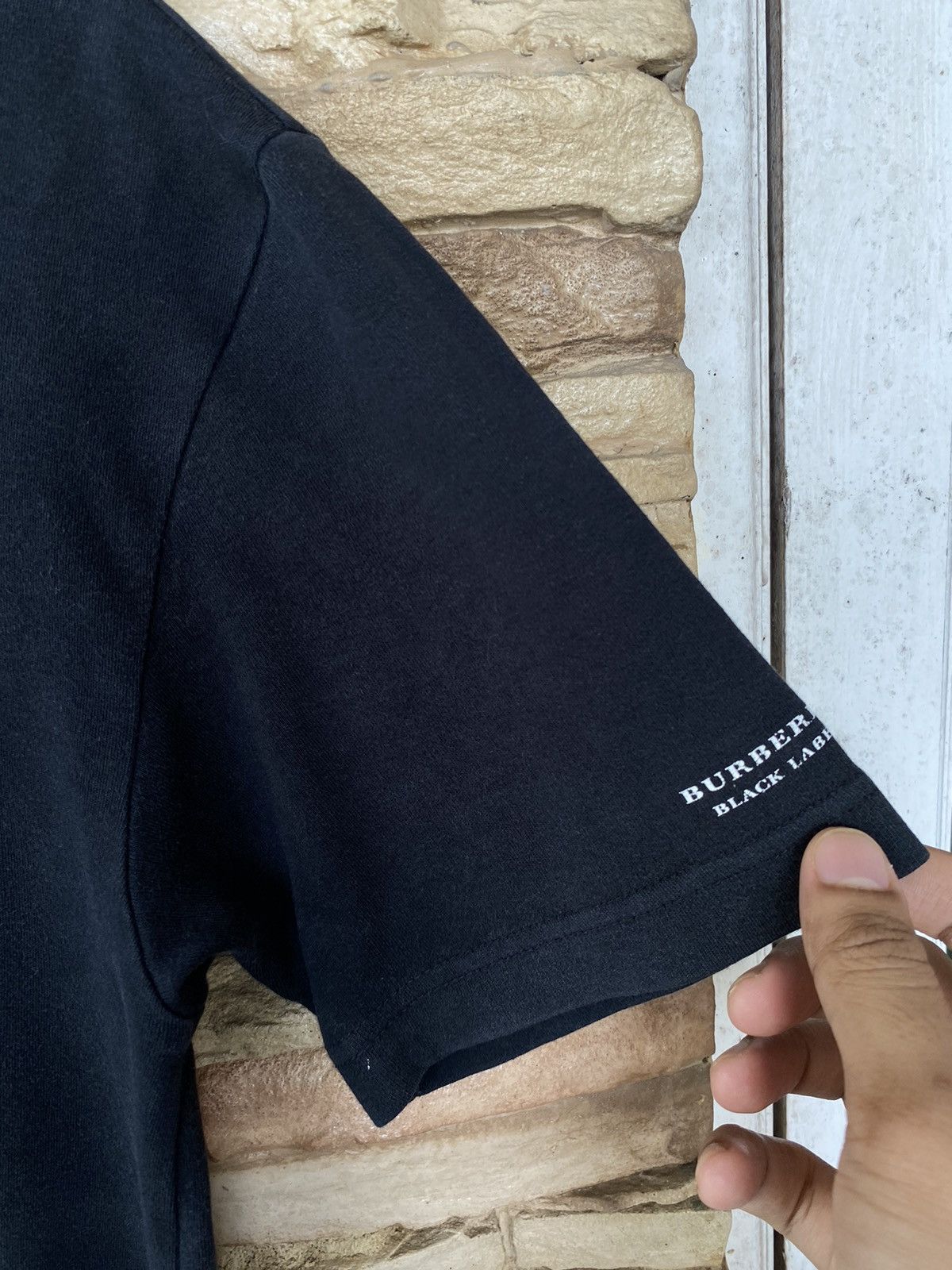 Vintage Vintage Burberry Black Label Button Tees Size US S / EU 44-46 / 1 - 3 Thumbnail