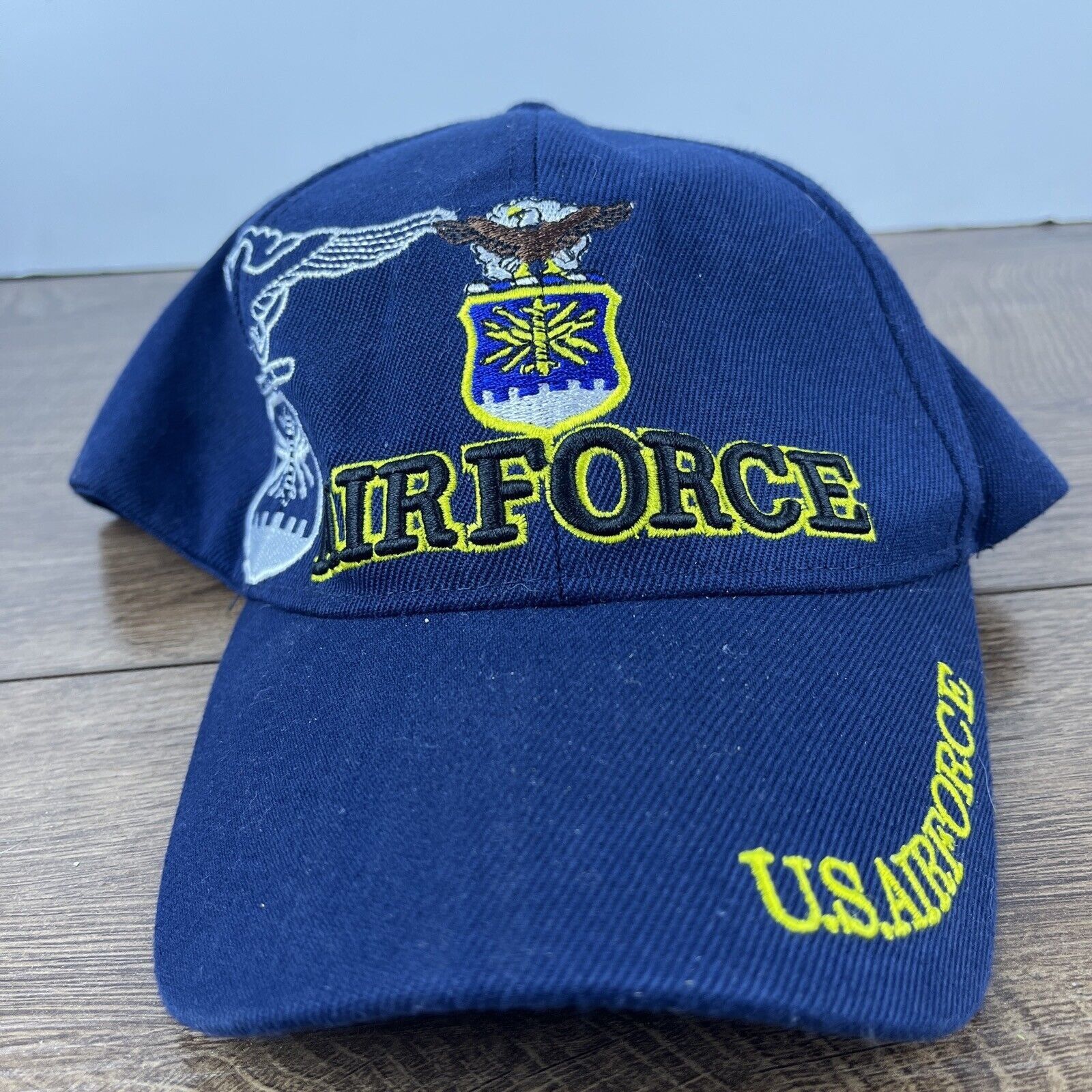 Other Air Force Hat United States Air Force Blue Hat Adjustable Ad Size ONE SIZE - 1 Thumbnail