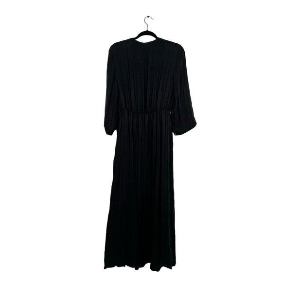 Other Jenni Kayne Avery Maxi Black Dress Cupro Blend Sz M Size M / US 6-8 / IT 42-44 - 9 Thumbnail