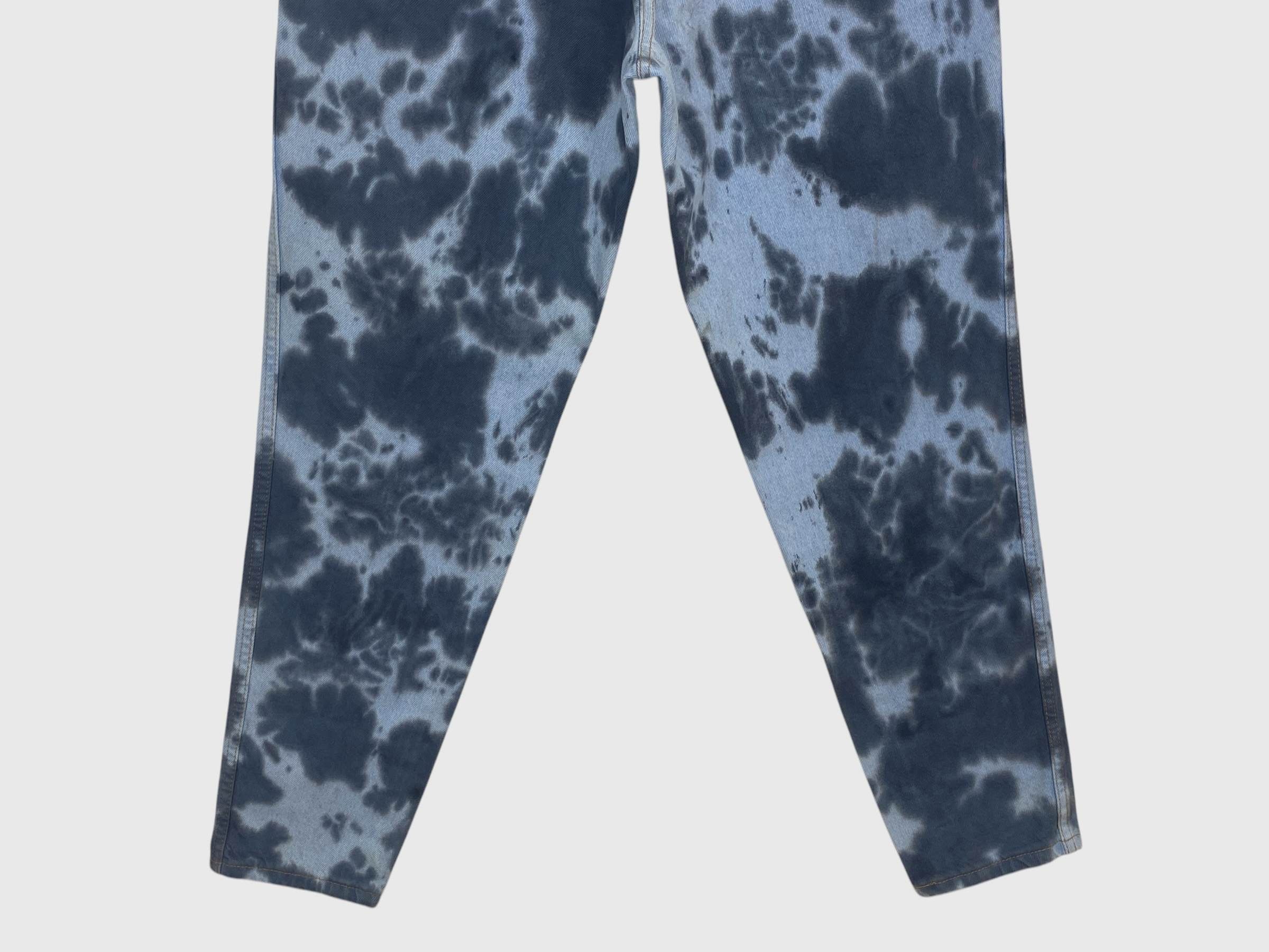 Japanese Brand Chic Denim Camo Jeans Size 27" / US 4 / IT 40 - 7 Thumbnail