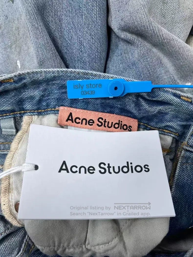 Acne Studios Acne Studios Painted Wide Leg Mid-Waist Loose Jeans Size US 32 / EU 48 - 5 Thumbnail