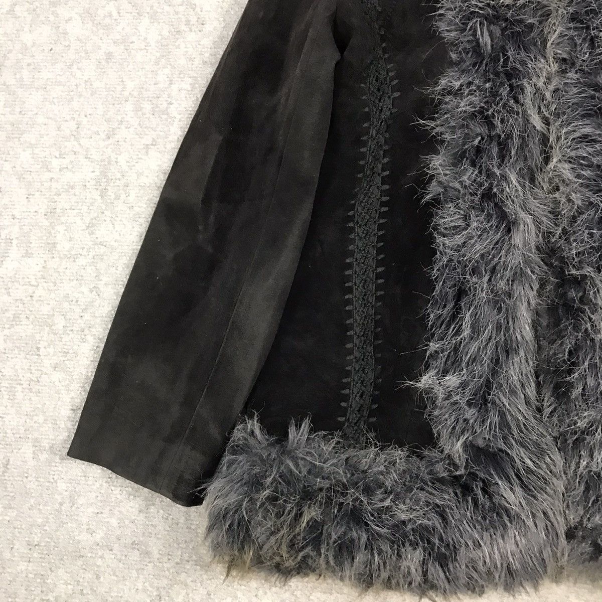 Japanese Brand CONA BLUE FUR JAPAN STYLE FADED JACKET Size US M / EU 48-50 / 2 - 3 Thumbnail