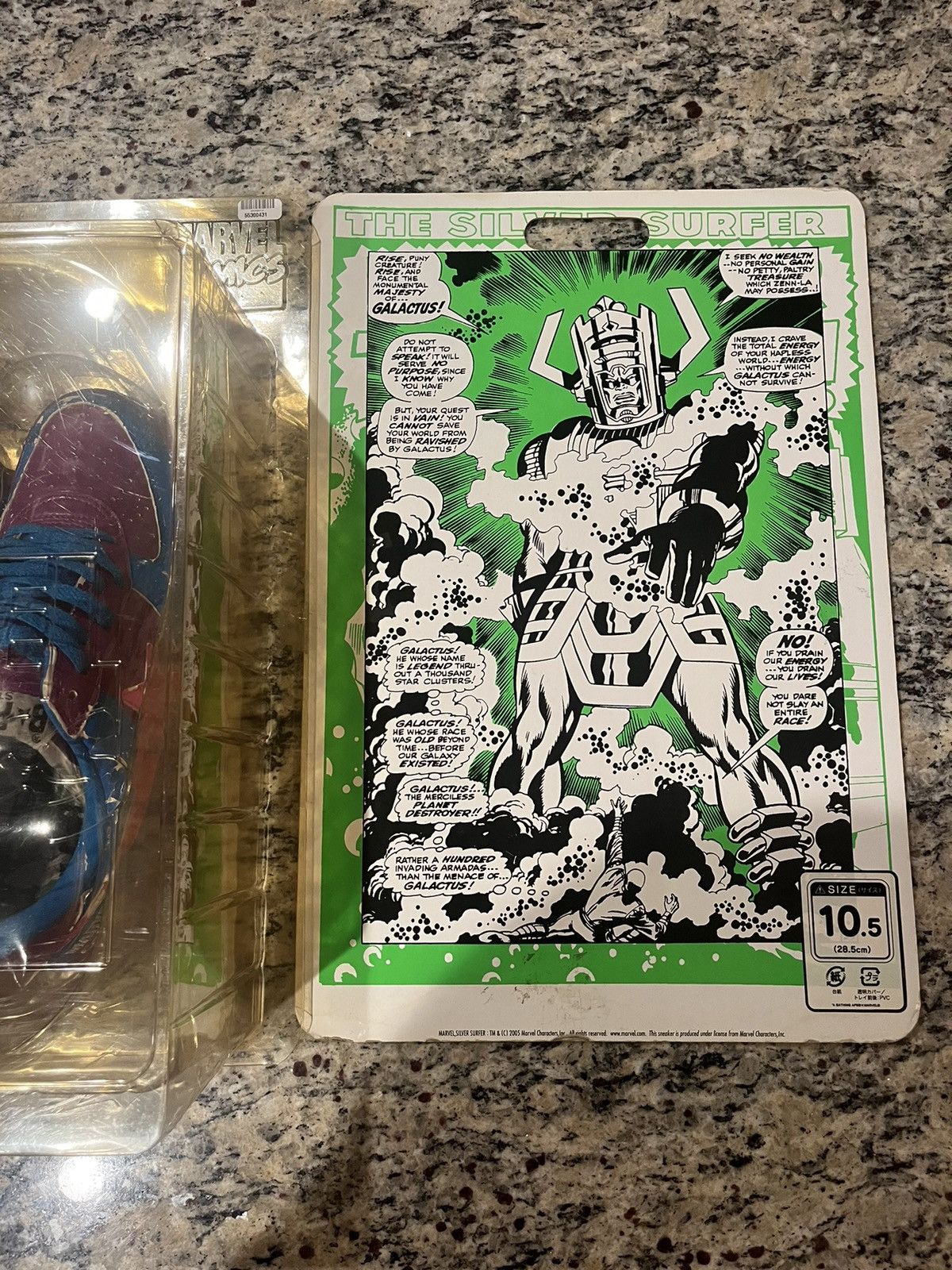 Bape × Marvel Comics Bape x Marvel Silver Surfer Bapesta Size US 10.5 / EU 43-44 - 16 Thumbnail