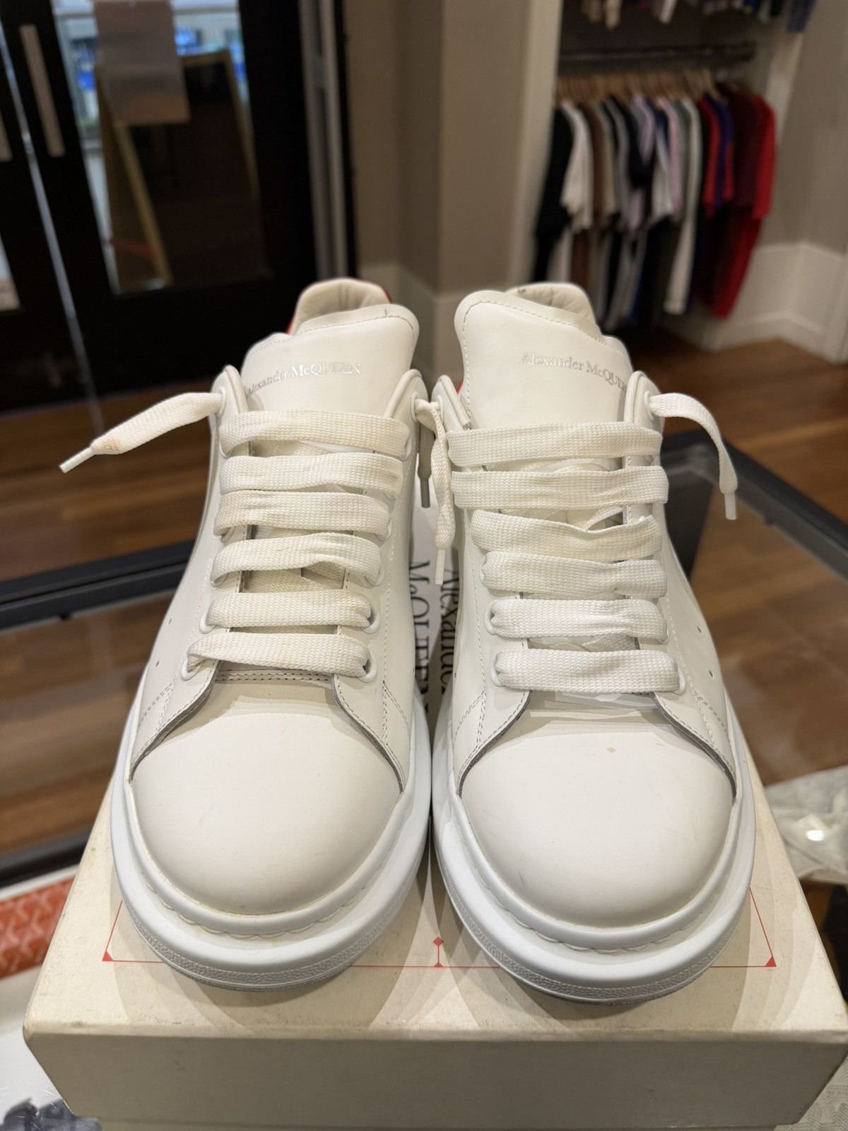 Alexander McQueen Alexander McQueen Oversized Sneaker - Lust Red Heel Size US 10.5 / EU 43-44 - 5 Thumbnail